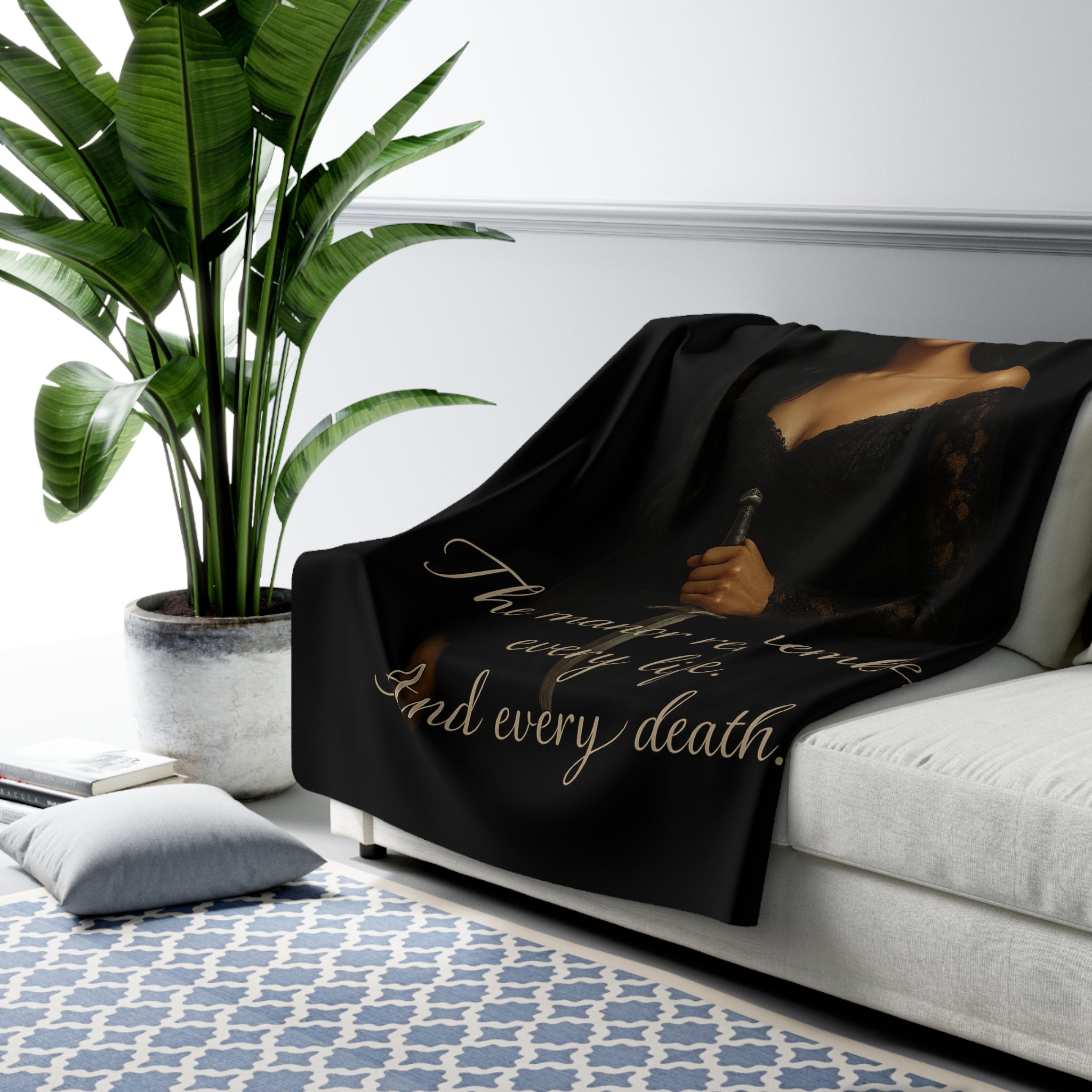 The Manor Knows Fleece Throw - Cursed to Love You