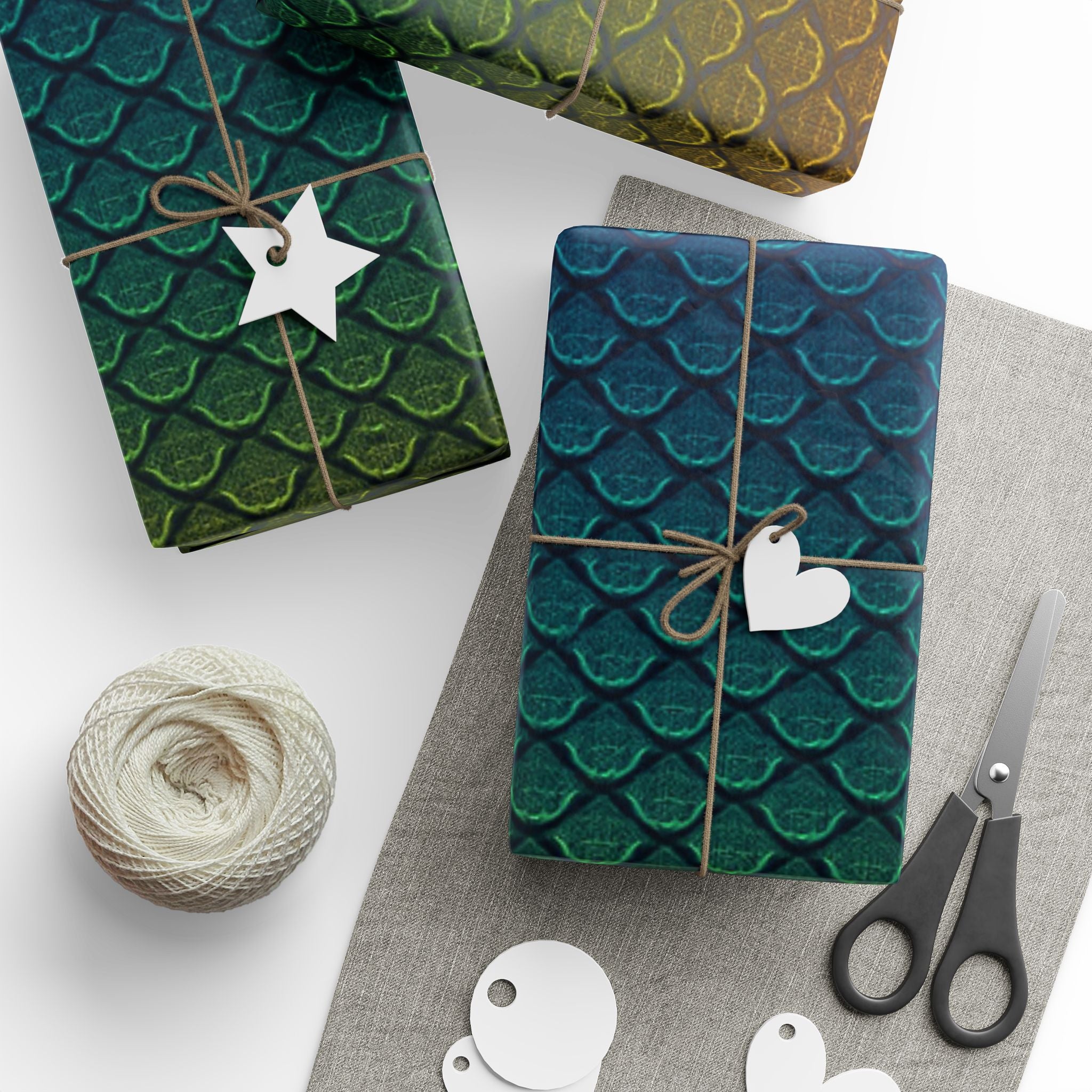 Dragon Scales Wrapping Paper