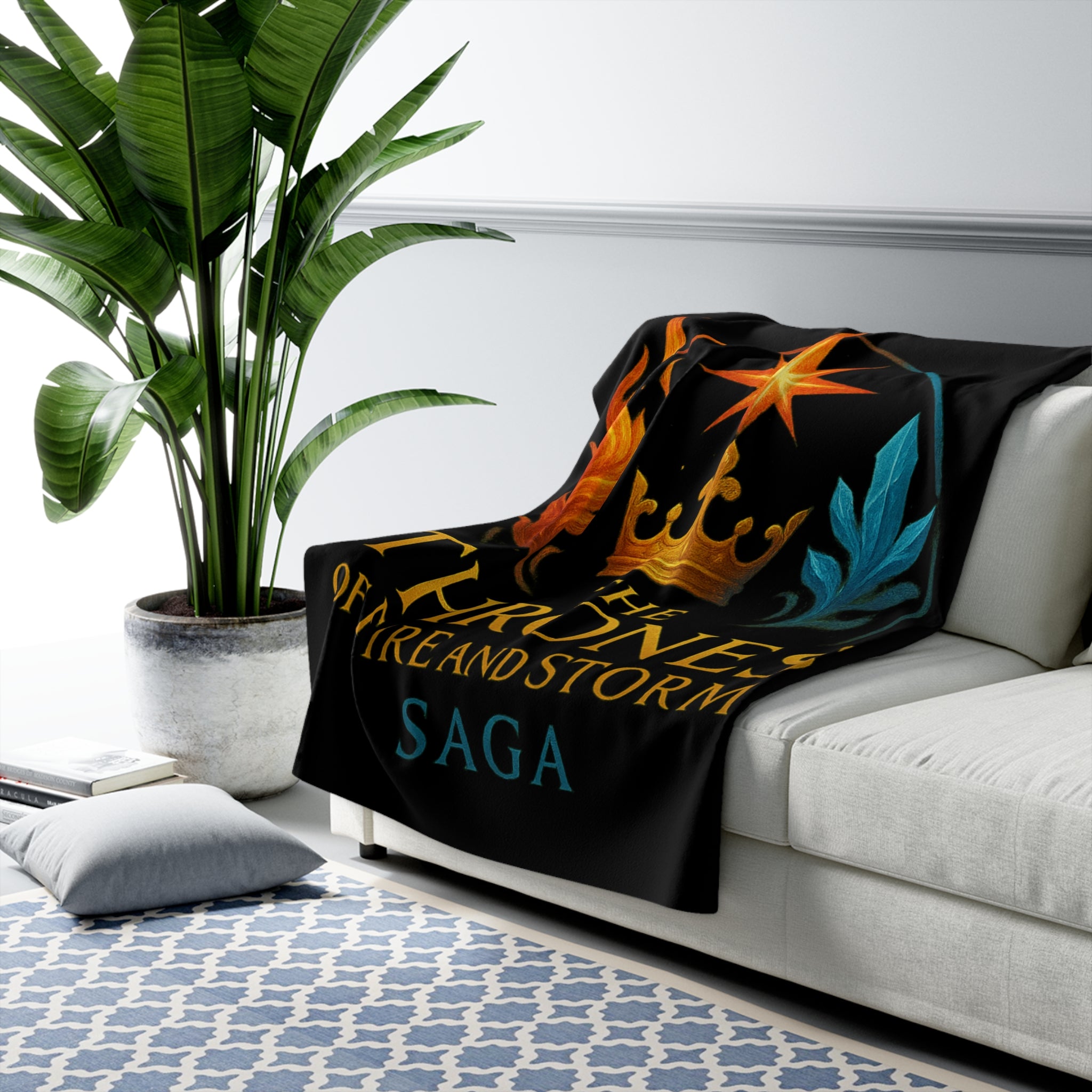 Thrones of Fire and Storm ultra-Soft Fleece blanket