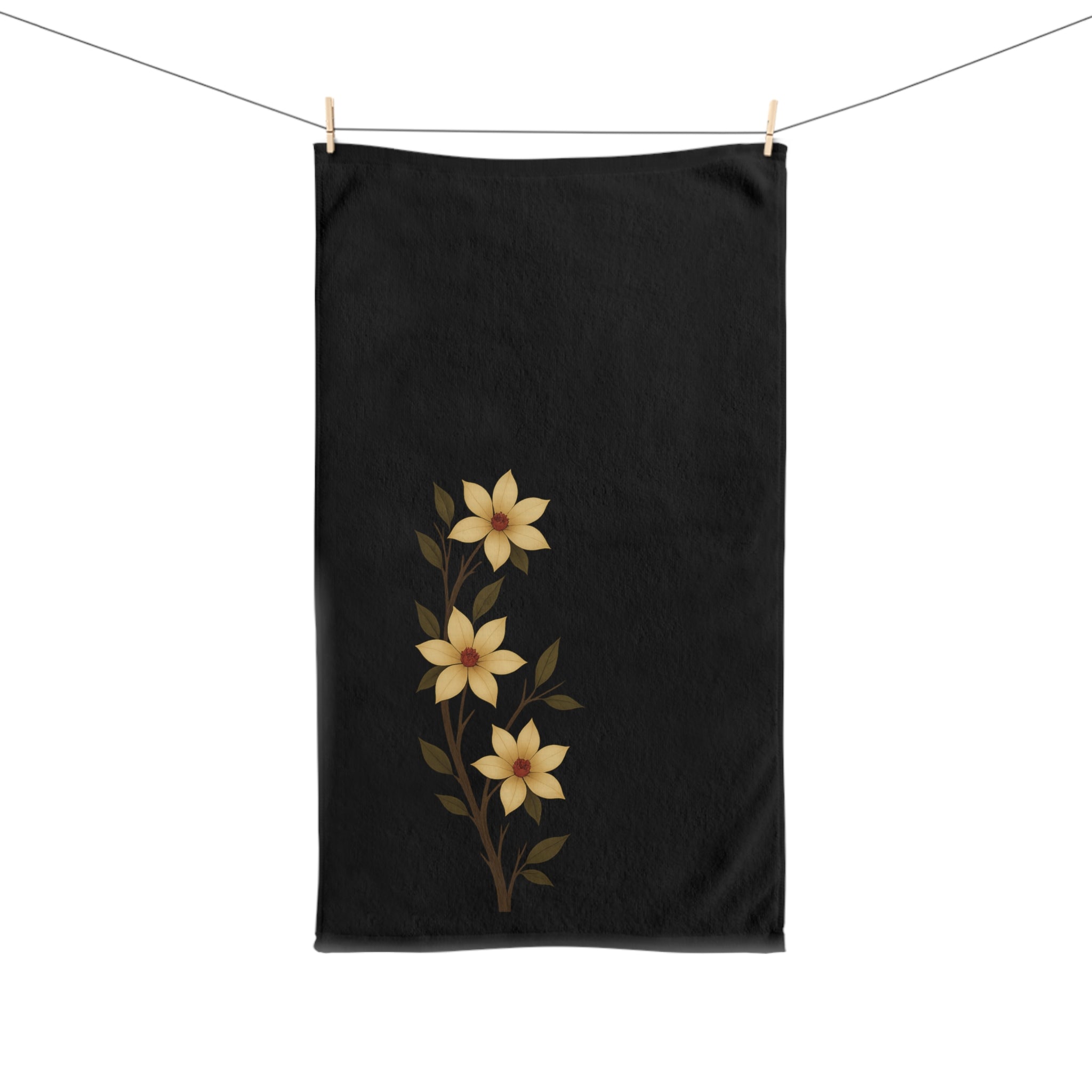Shadows of the South Magnolia Tree Hand Towel