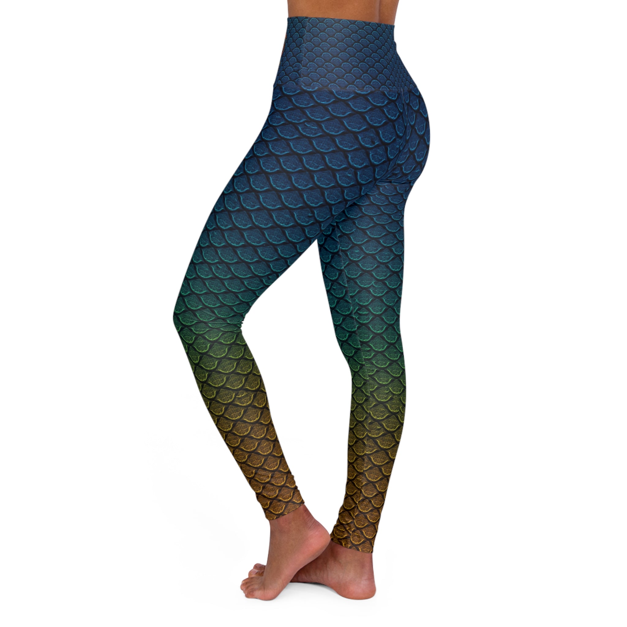 Umbre Dragon Scale High Waisted Yoga Leggings – Mythical Fitness Wear