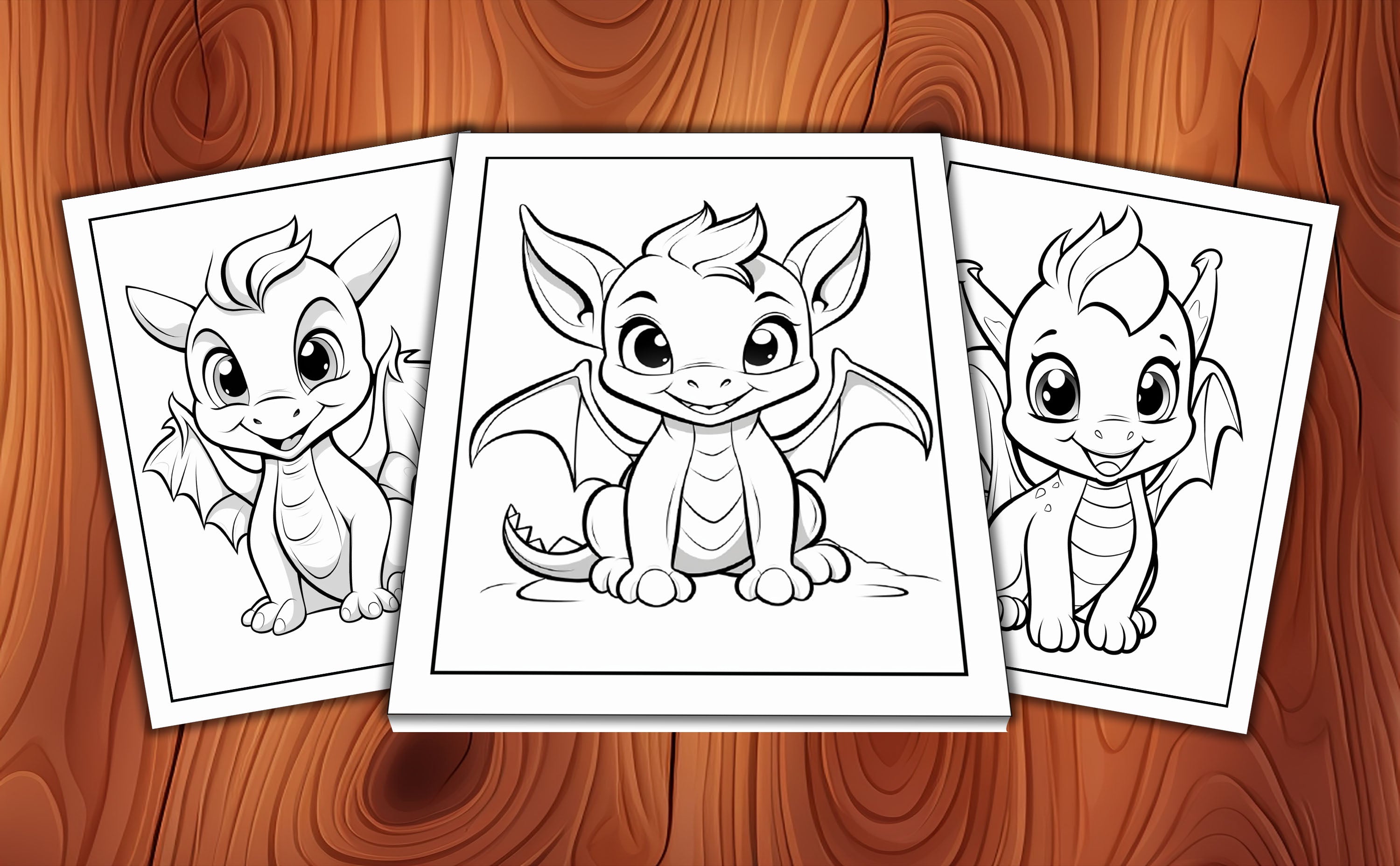 Baby Dragon Coloring Book