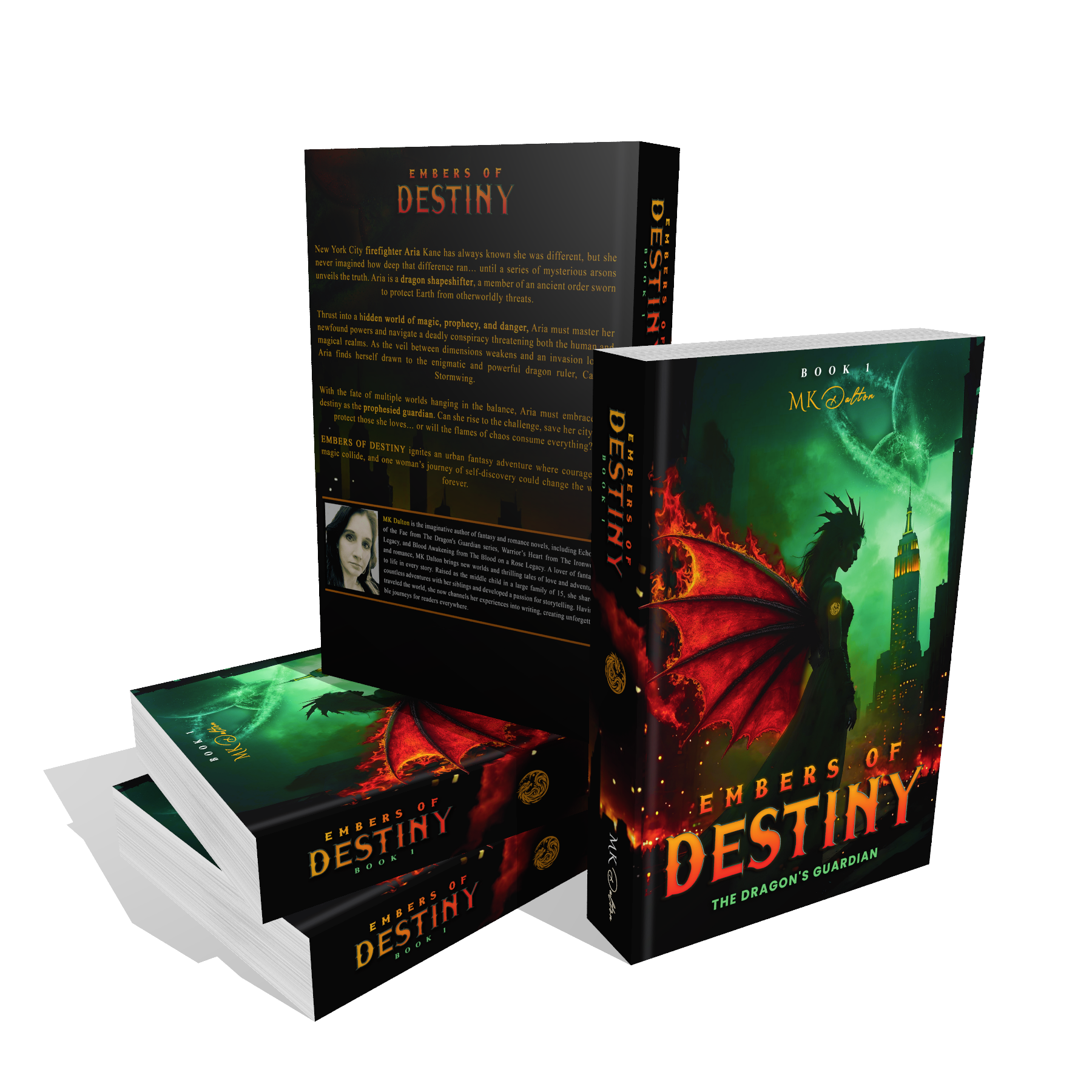 Embers of Destiny - The Dragon's Guardian - Hardcover