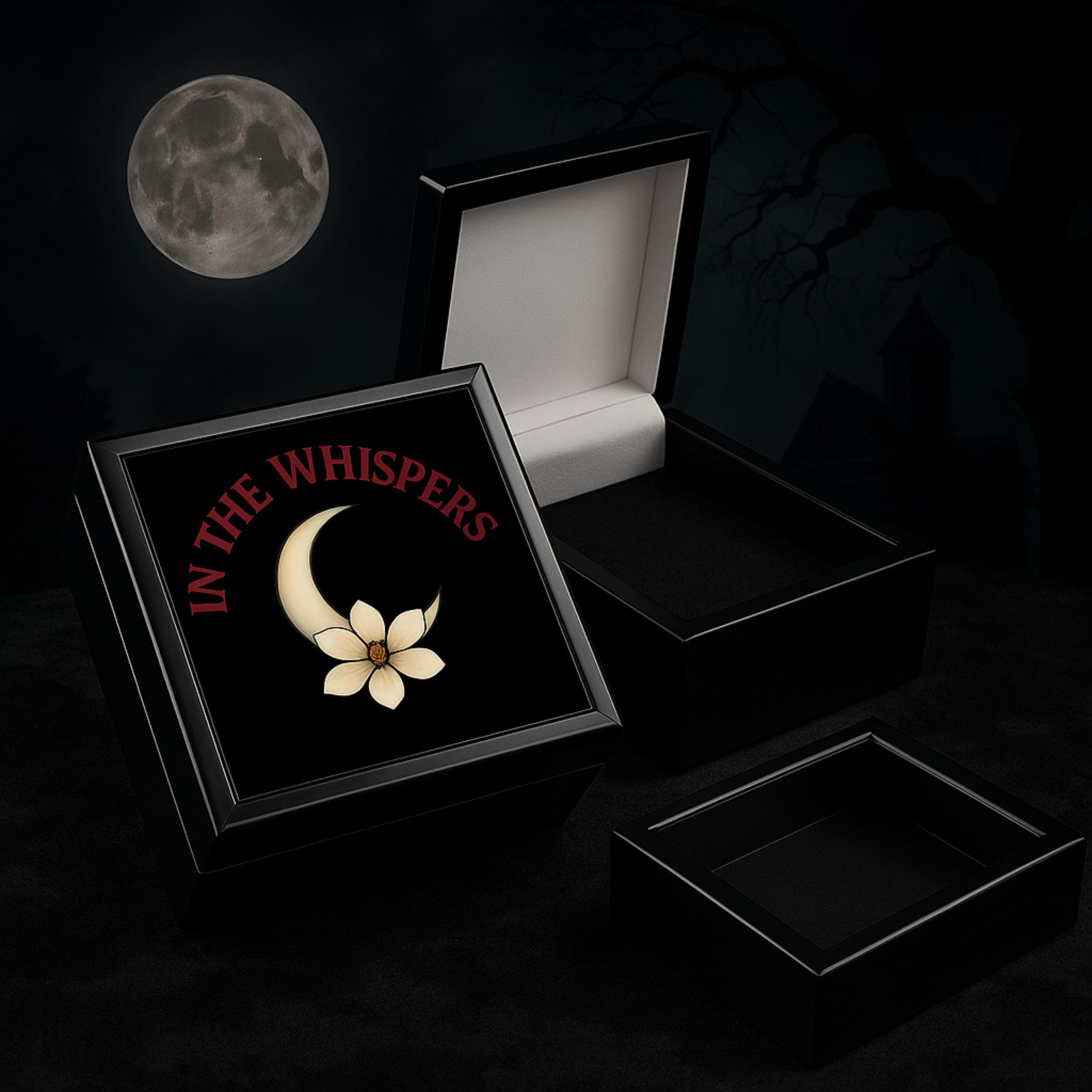 In the Whispers Jewelry Box – Shadows of the South Collection