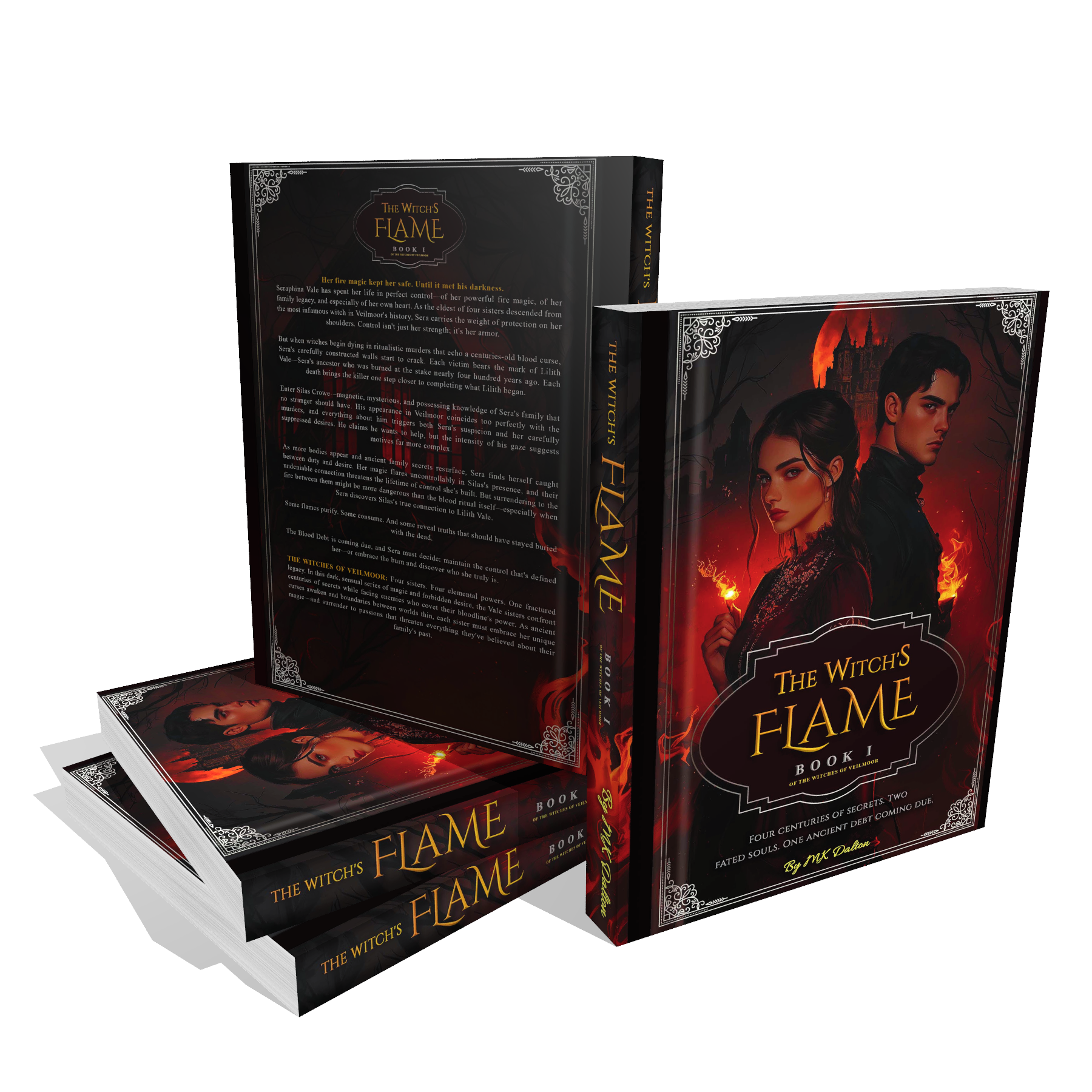 The Witch's Flame - The Witches of Veilmoor, Book 1 - Hardcover