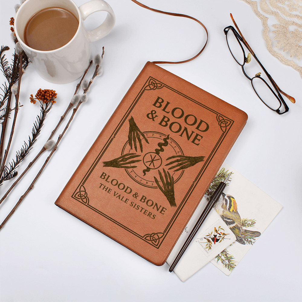 Blood & Bone Leather Journal – The Witches of Veilmoor Collection