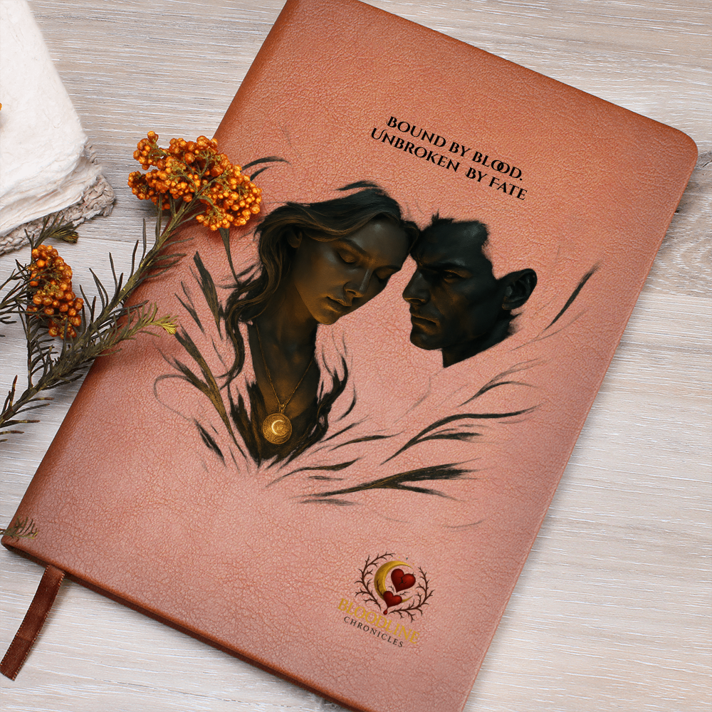 The Bloodline Chronicles Leather Journal - "Unbroken By Fate." Edition