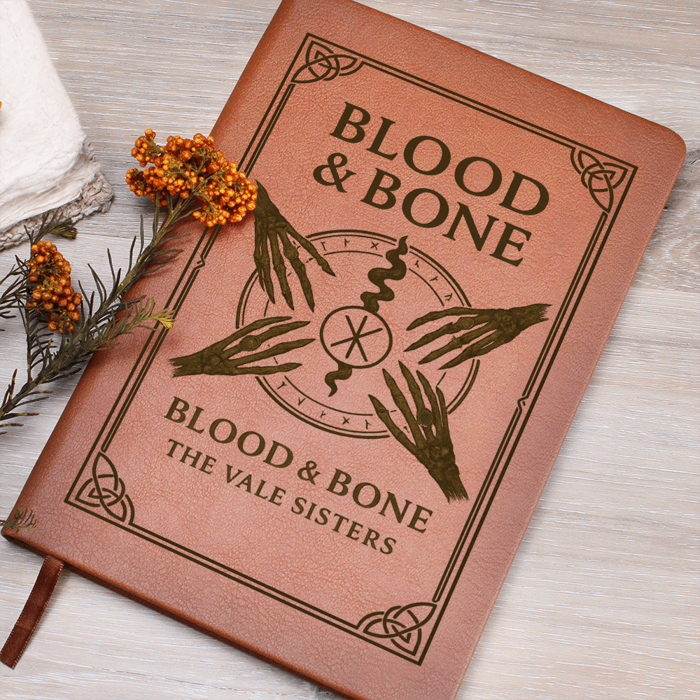 Blood & Bone Leather Journal – The Witches of Veilmoor Collection