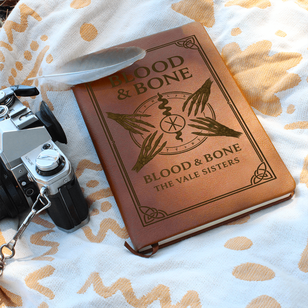 Blood & Bone Leather Journal – The Witches of Veilmoor Collection