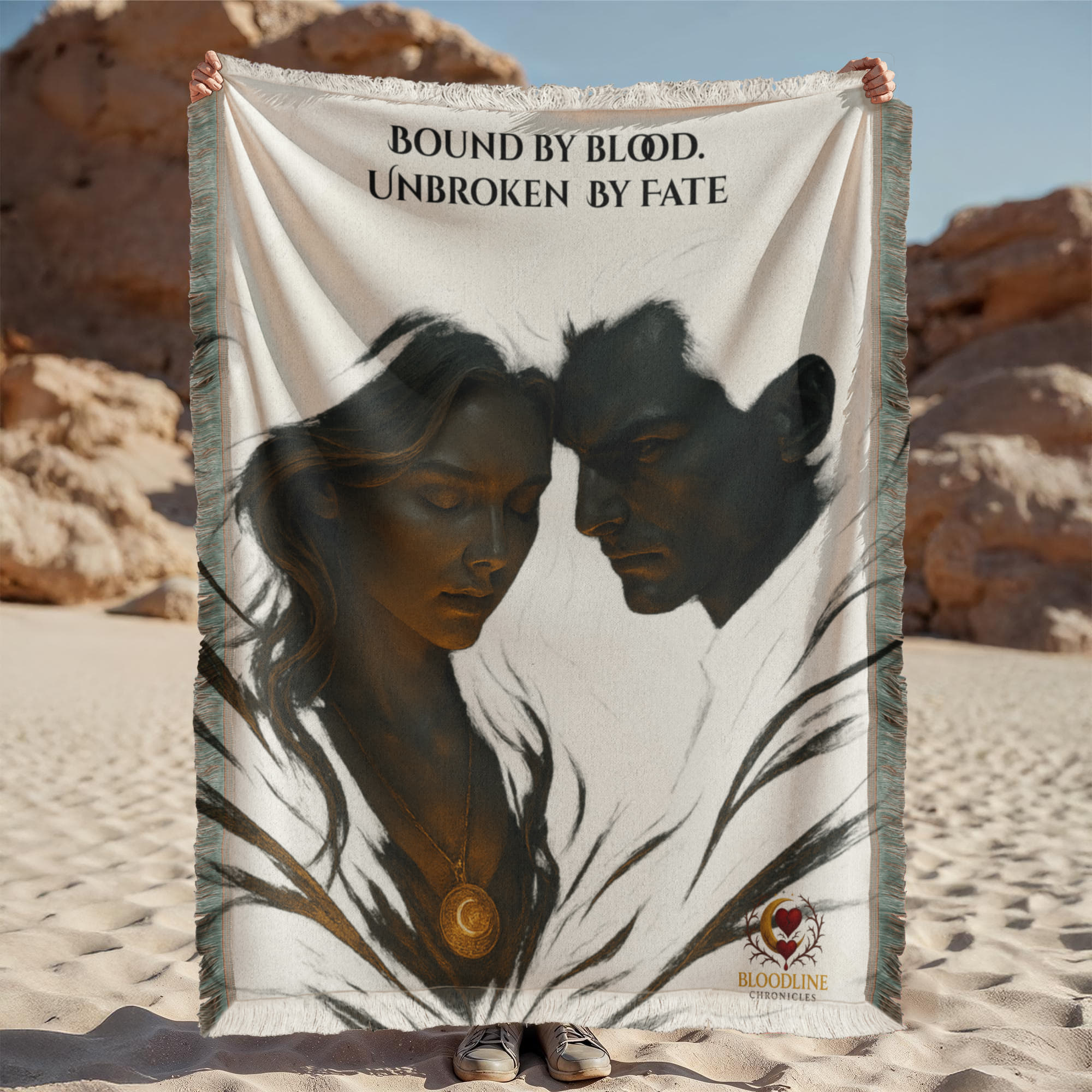 The Bloodline Chronicles Woven Blanket - Unbroken by Fate Edition