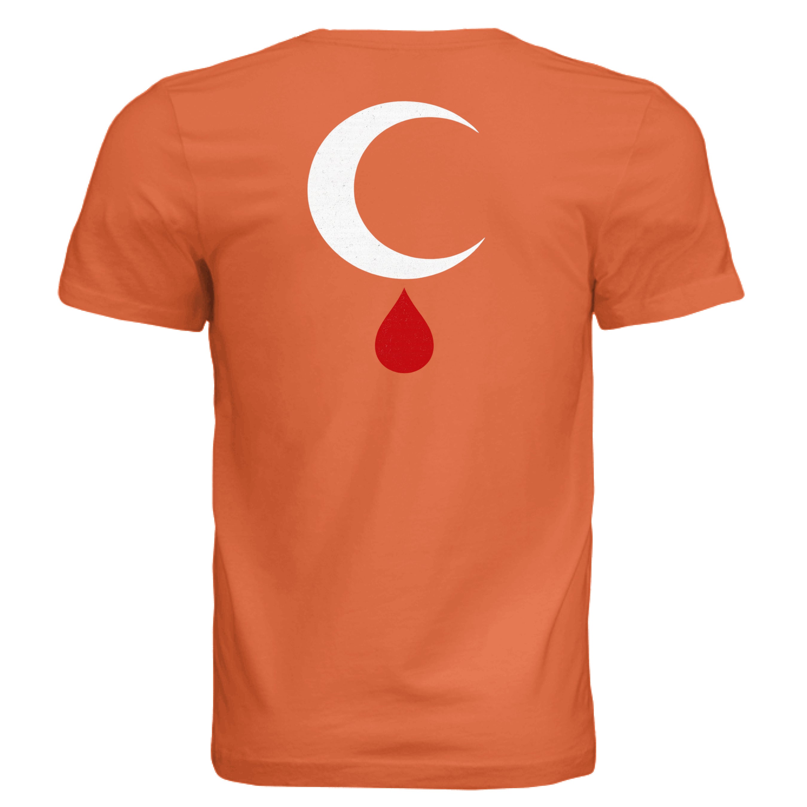 Solid Orange Triblend - BACK