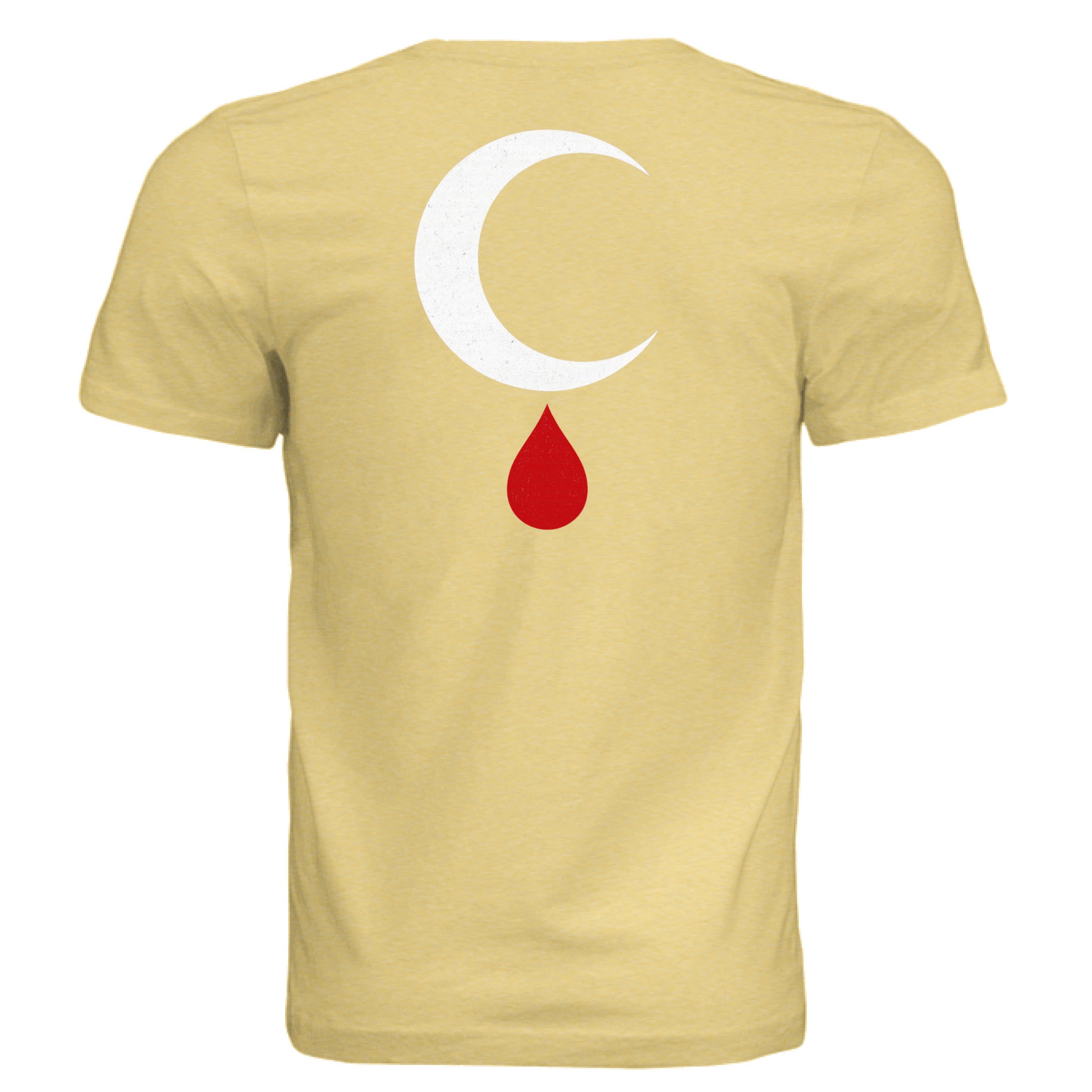 Pale Yellow Triblend - BACK