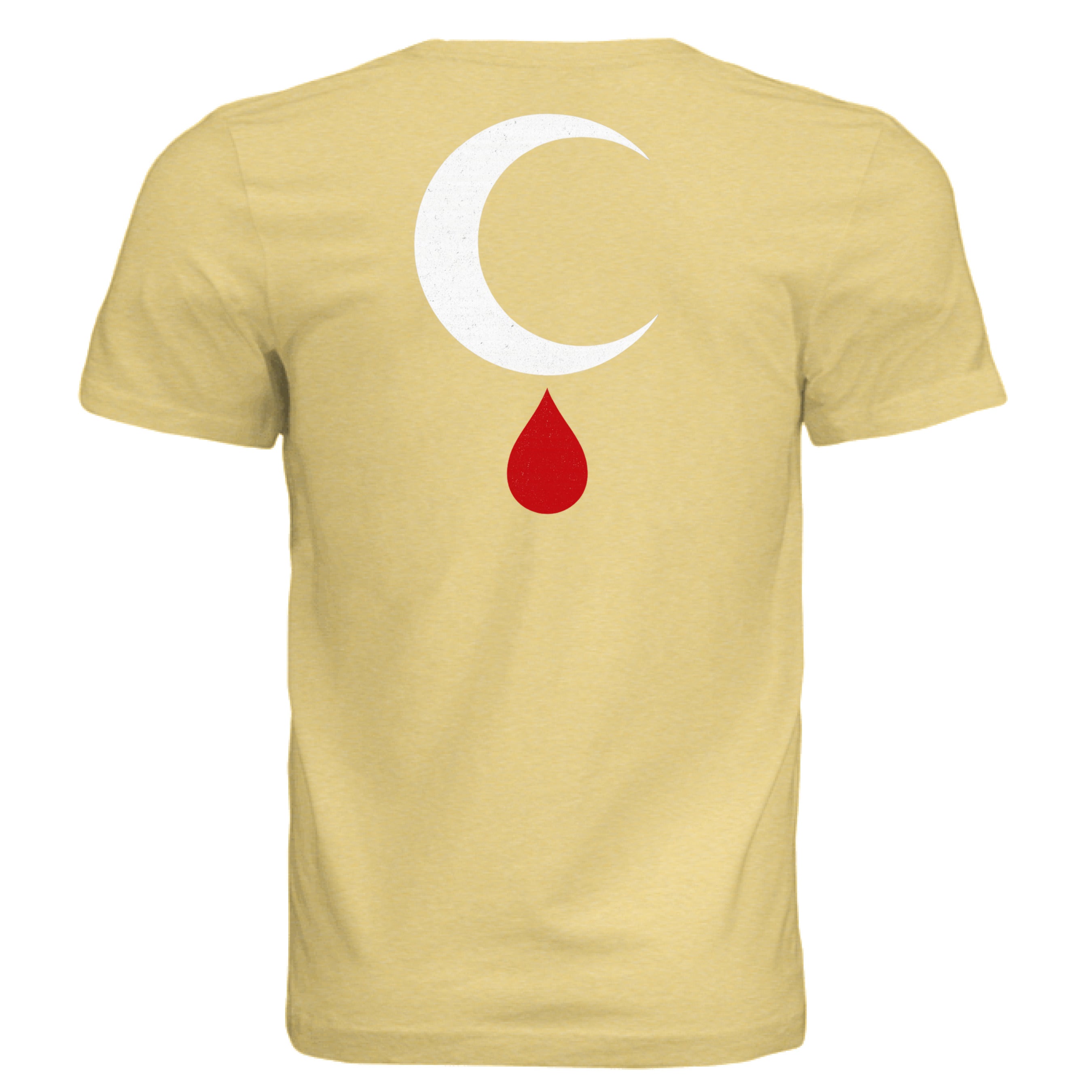 Pale Yellow Triblend - BACK