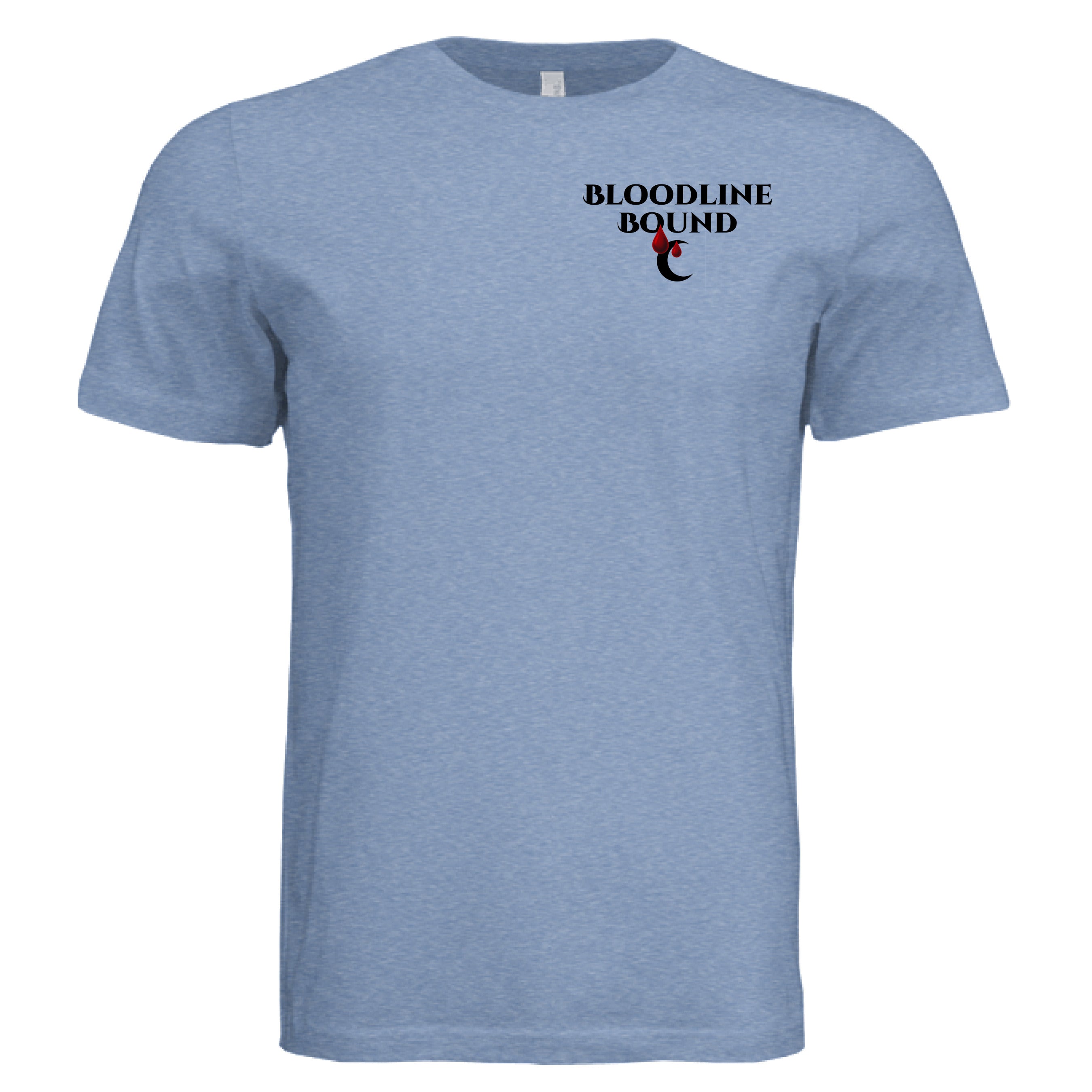 Solid Blue Triblend - FRONT