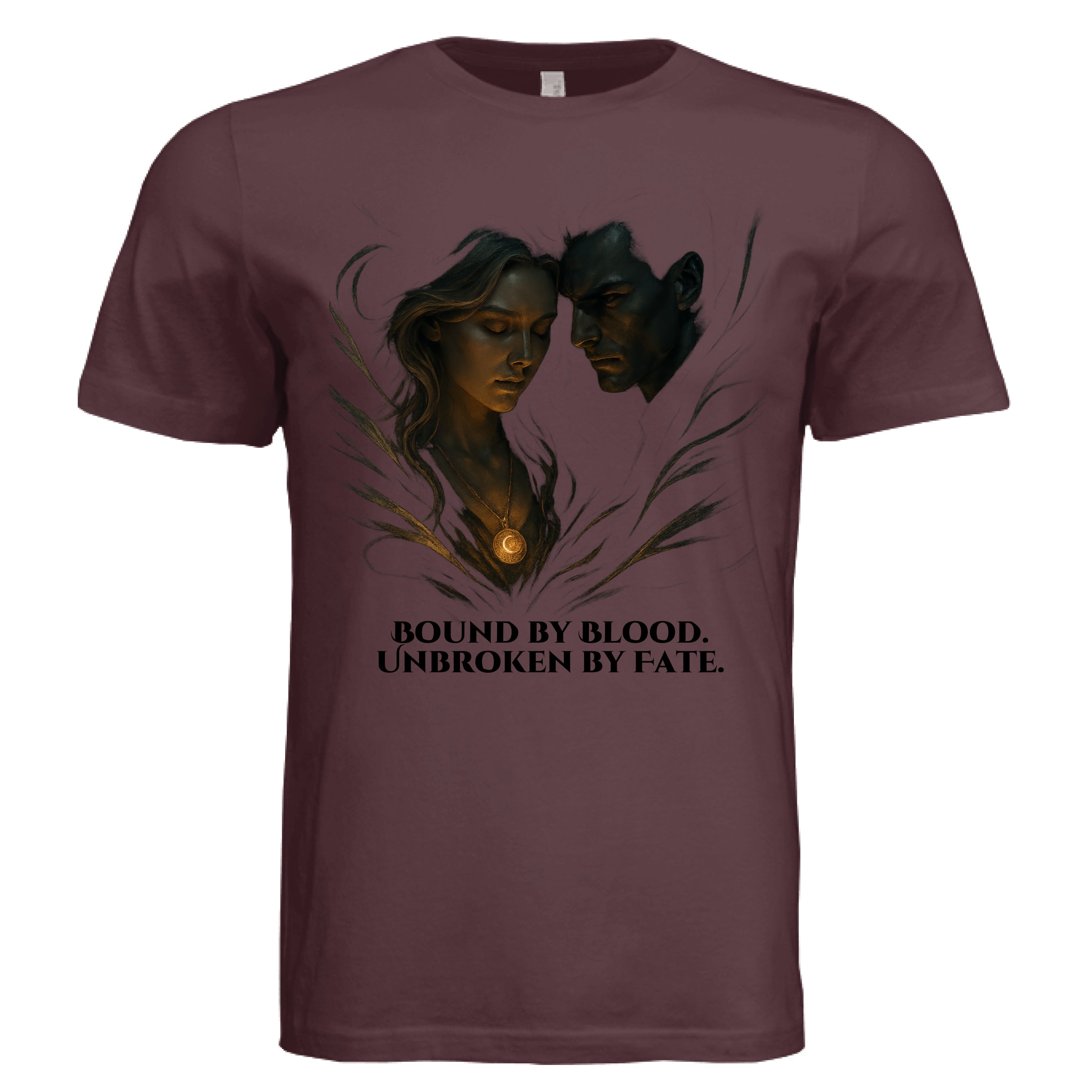 Solid Maroon Triblend - FRONT