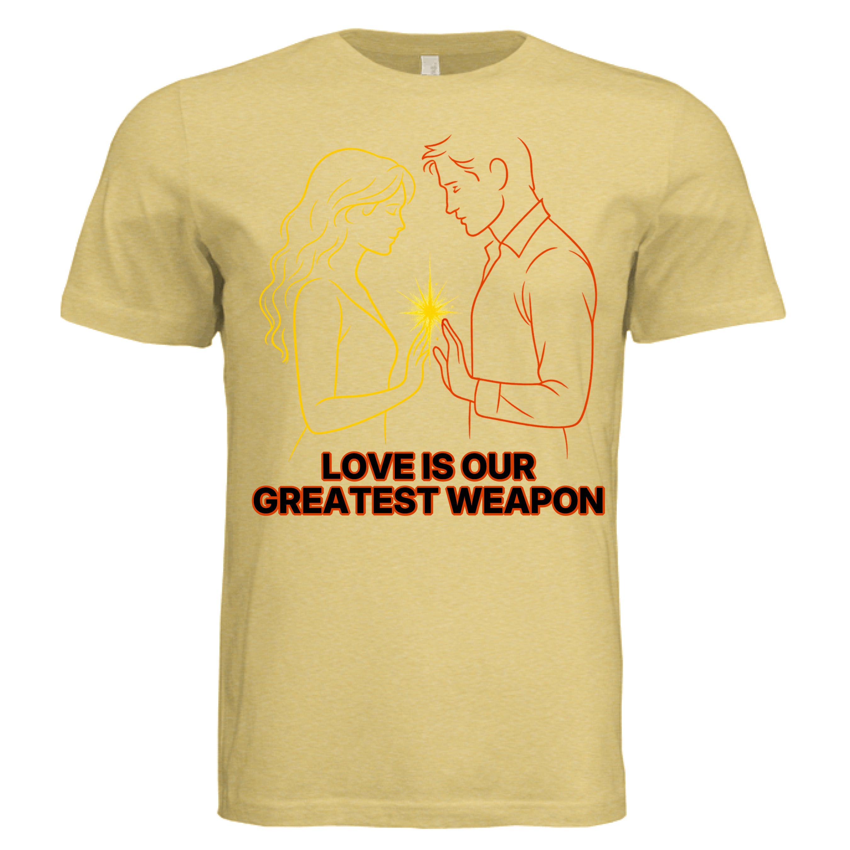 Mustard Triblend - FRONT