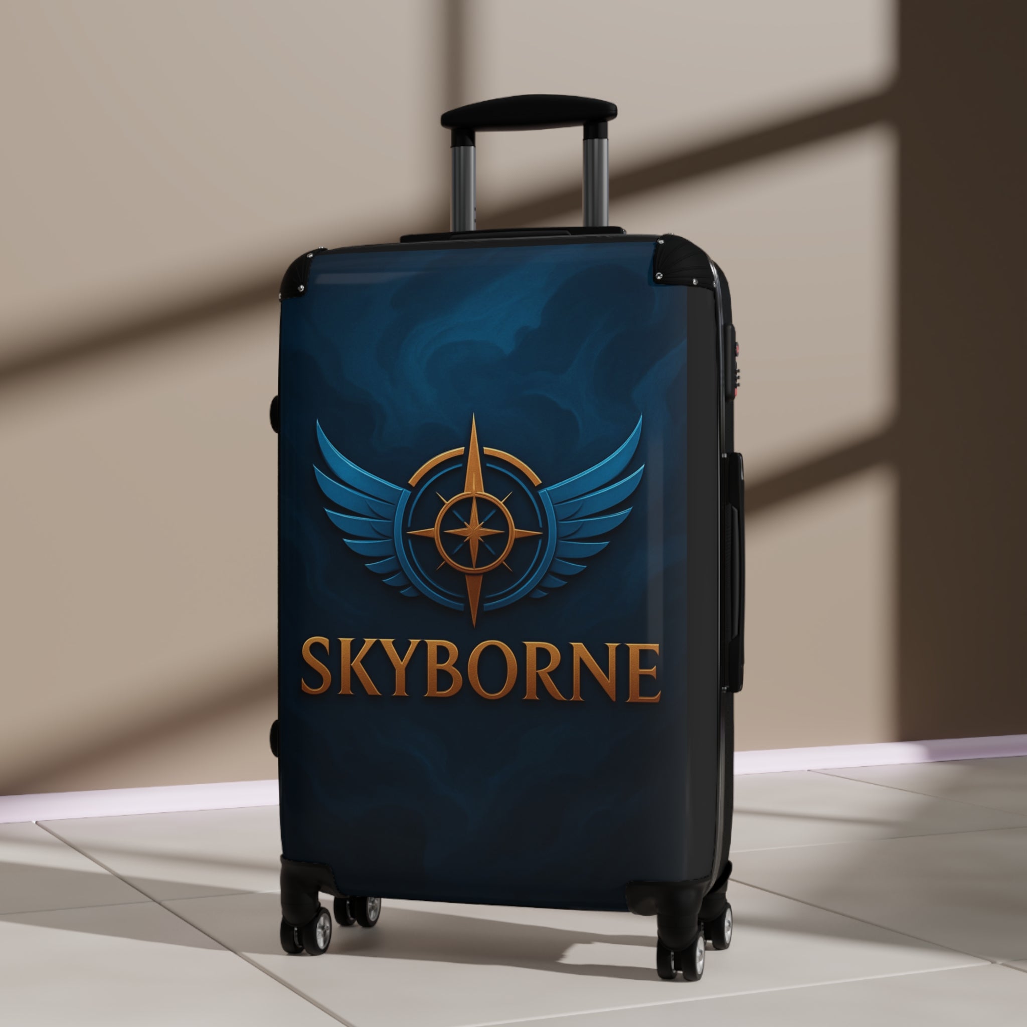 Skyborne Adventure Suitcase, Travel Gear, Luggage for Explorers, Stylish Carry-On, Perfect for Vacations & Business Trips