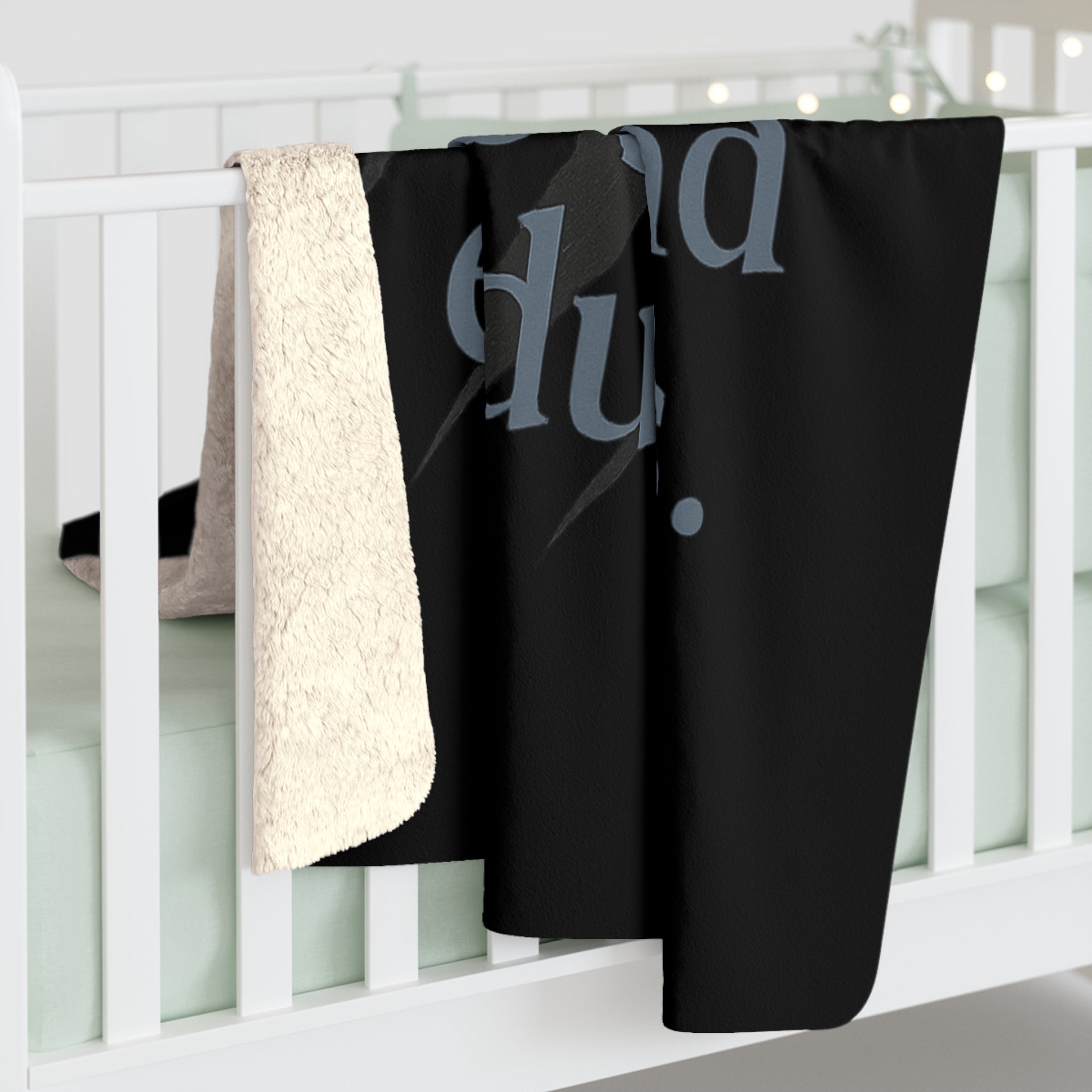 Alpha Legacy Quote Sherpa Fleece Blanket