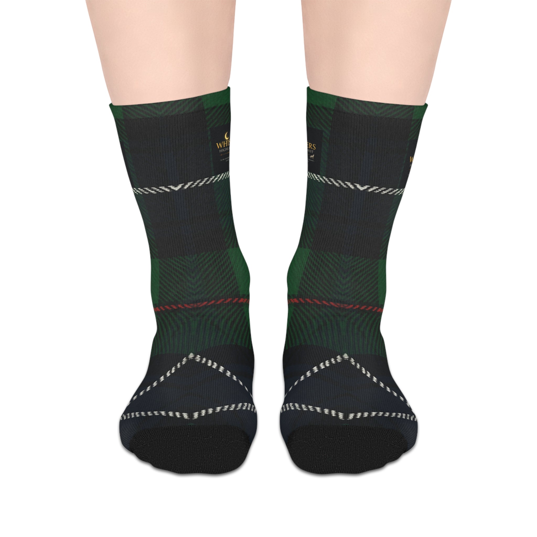 Clan MacKenzie Plaid Socks - Whispers in the Highland Mist