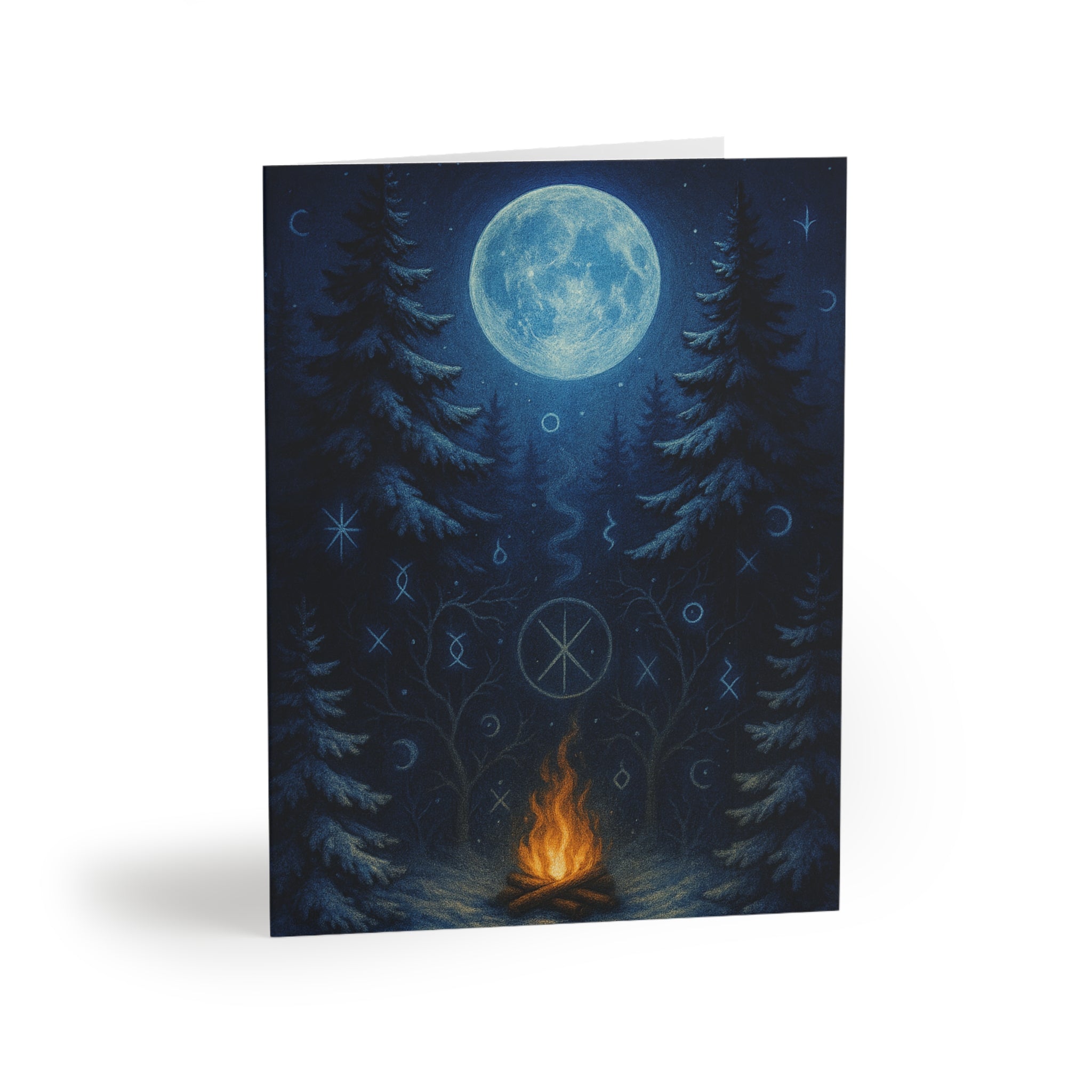 In the Hush of Winter’s Veil – Gothic Witchy Holiday Card