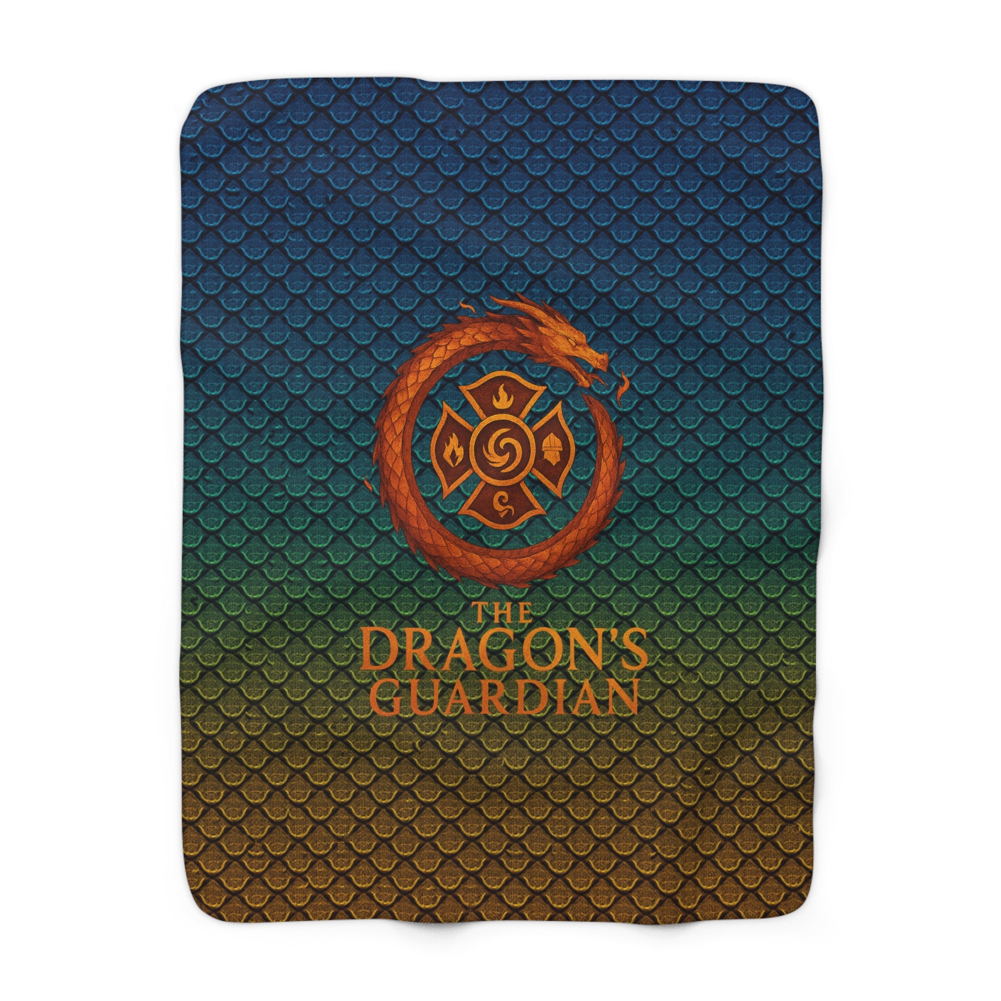 Cozy Sherpa Fleece Blanket - Dragon's Guardian Design, Perfect for Gift-Giving and Home Decor, Great for Cozy Nights, Fantasy Lovers, [...]
