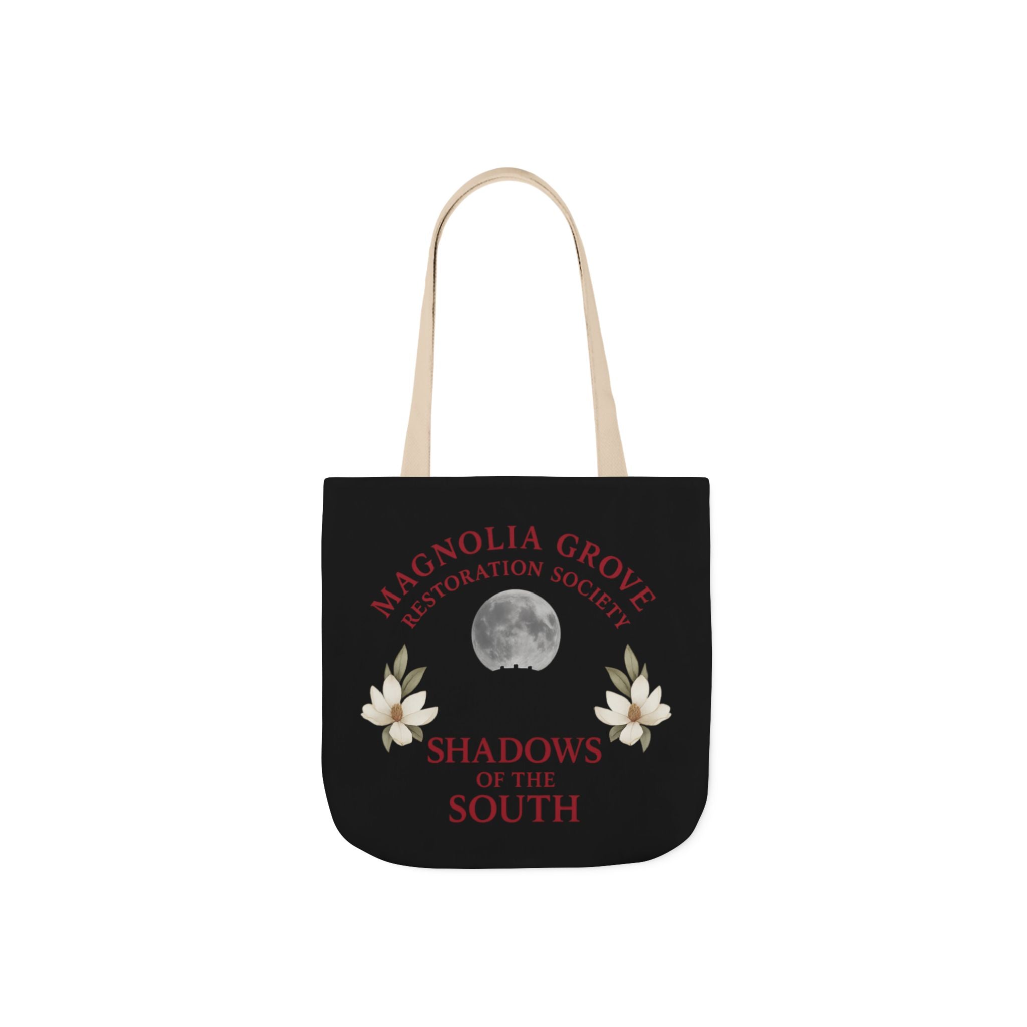 Magnolia Grove Restoration Society Canvas Tote Bag – Shadows of the South Series