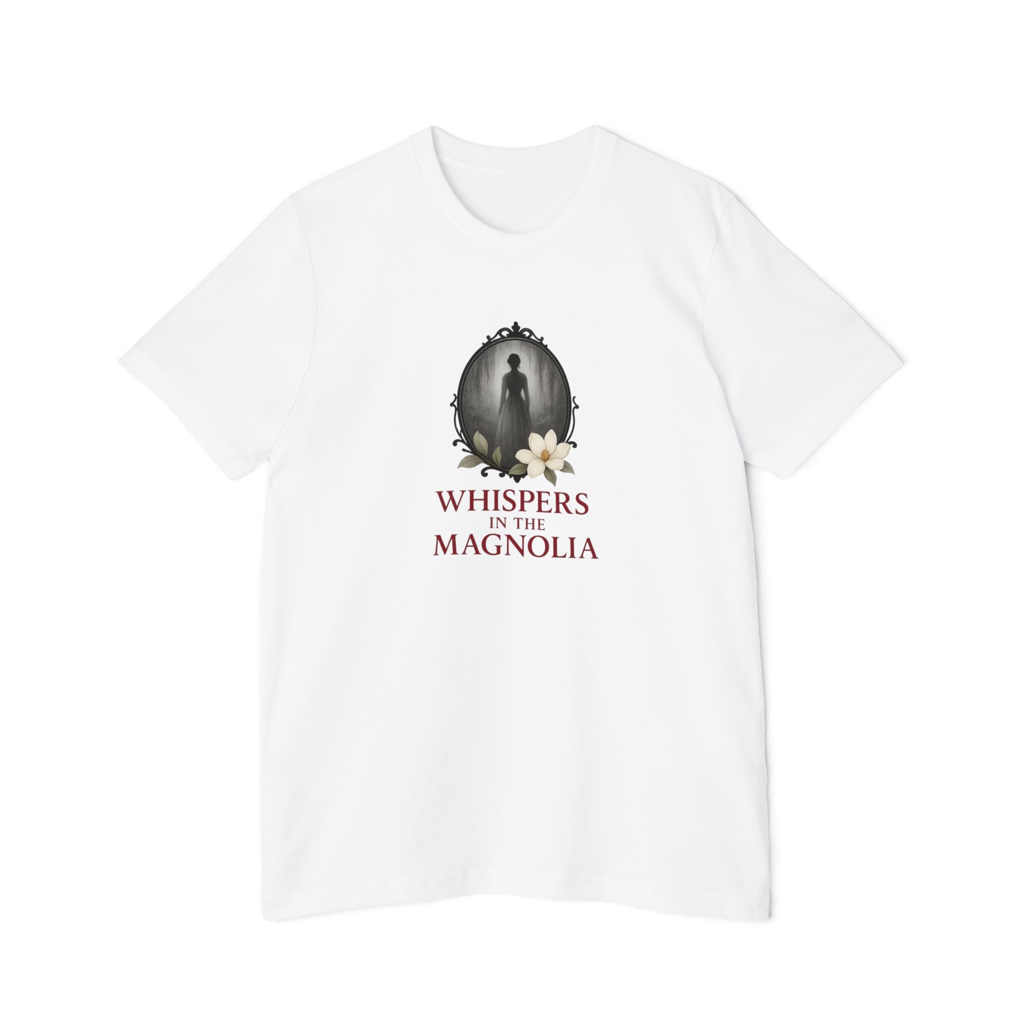 “Whispers in the Magnolia” Gothic Cameo T-Shirt – Shadows of the South Series