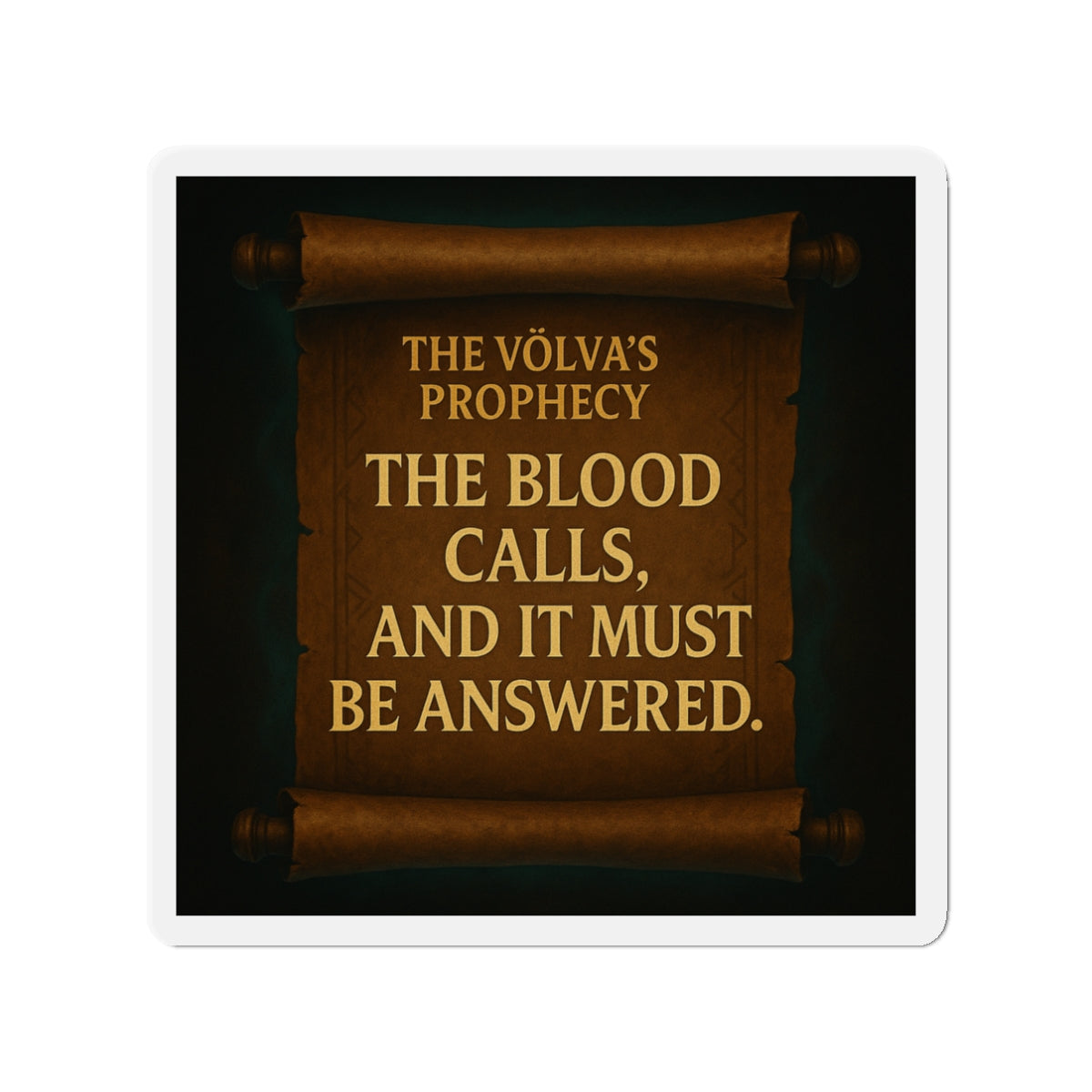 The Völva’s Prophecy Magnet – The Ironwolf Legacy