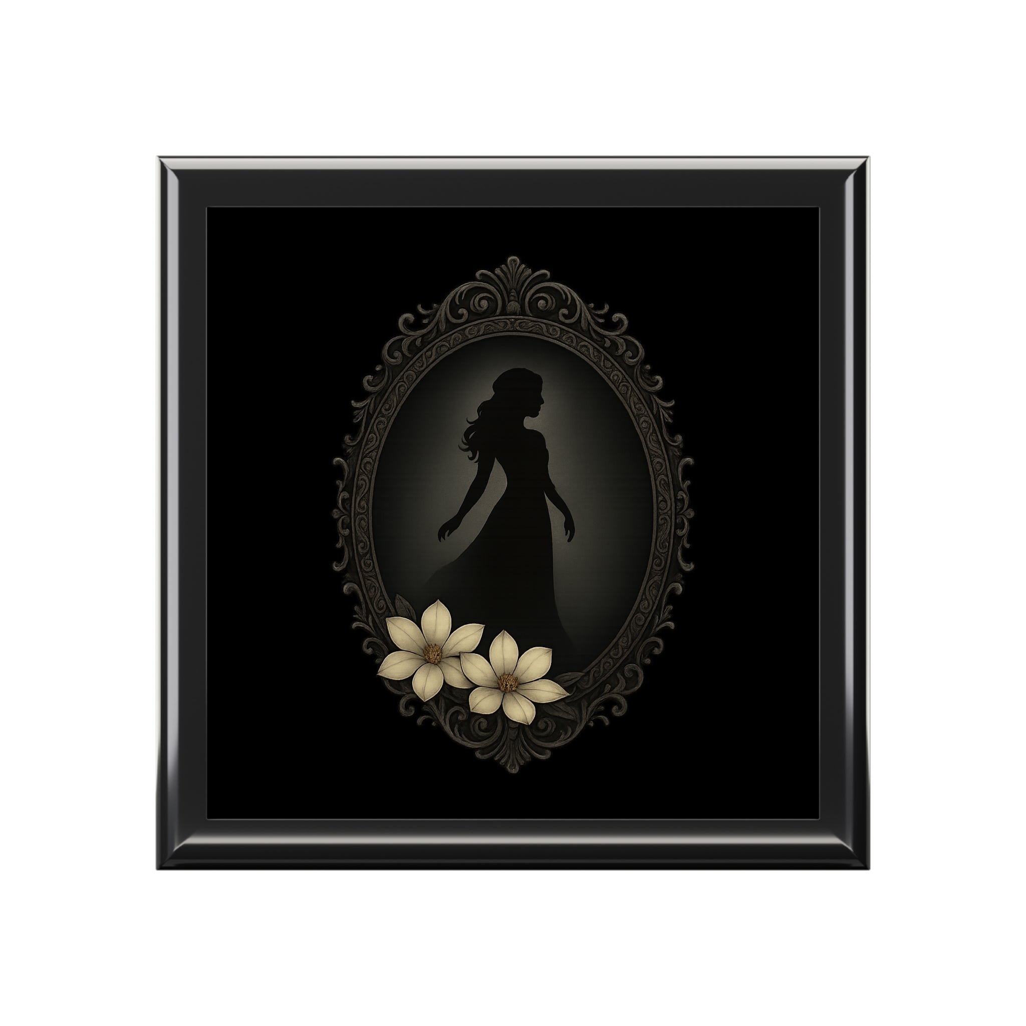 Cameo Shadow Gothic Jewelry Box Art – Shadows of the South Collection