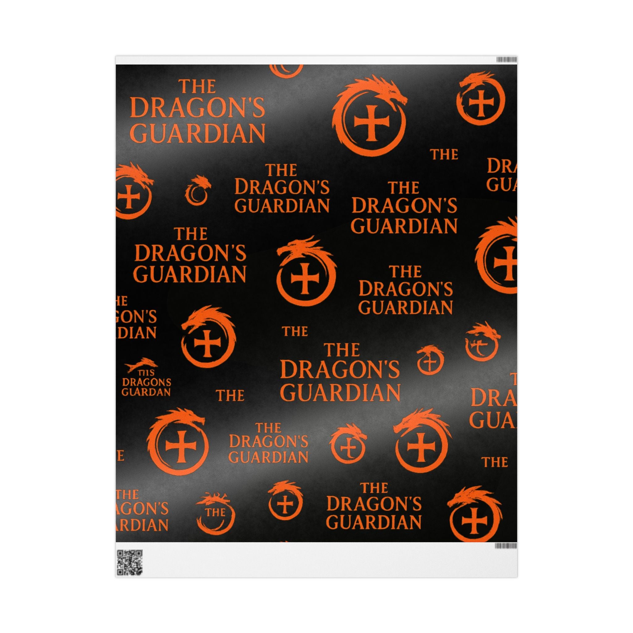Bold Dragon's Guardian Wrapping Paper, Unique Gift Wrap for Holidays, Birthdays, and Special Occasions, Fantasy-Themed Gift Paper, [...]