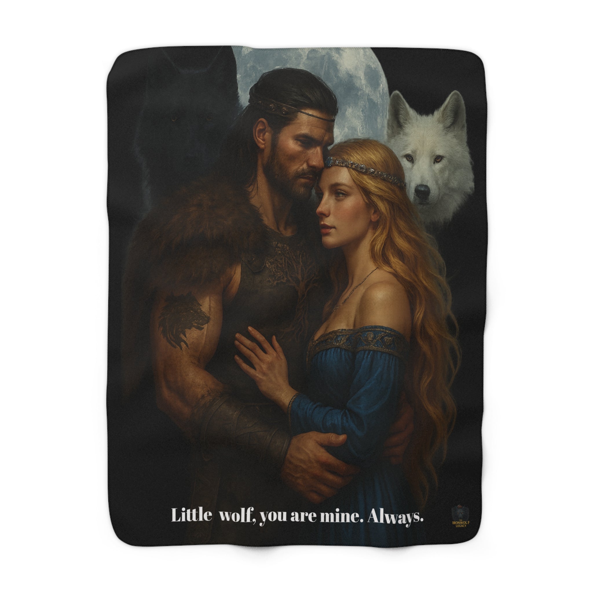 Bjorn & Astrid Embrace – Romantic Sherpa Fleece Blankets, Anniversaries, and Home Decor