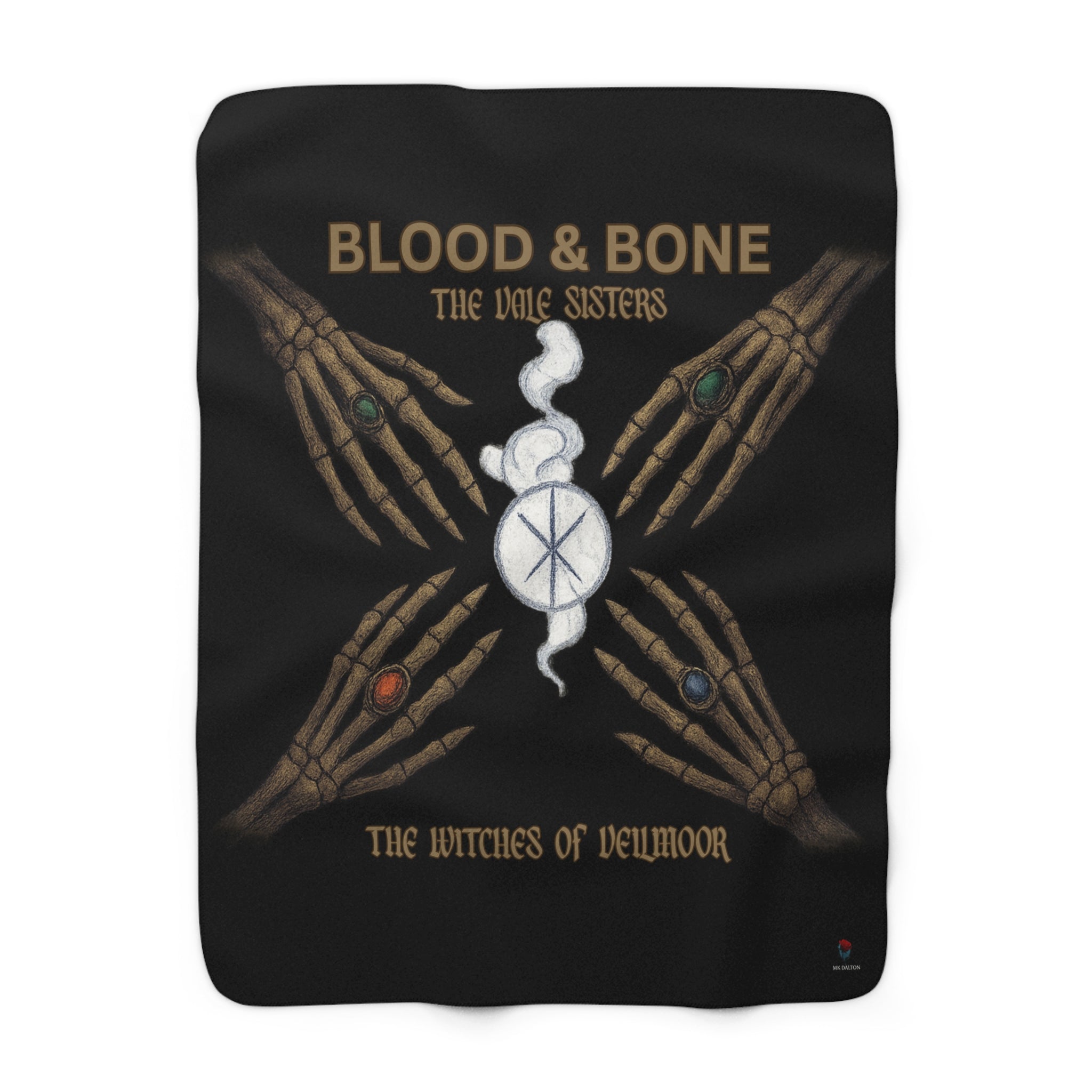 Blood & Bone Fleece Blanket – The Witches of Veilmoor Collection
