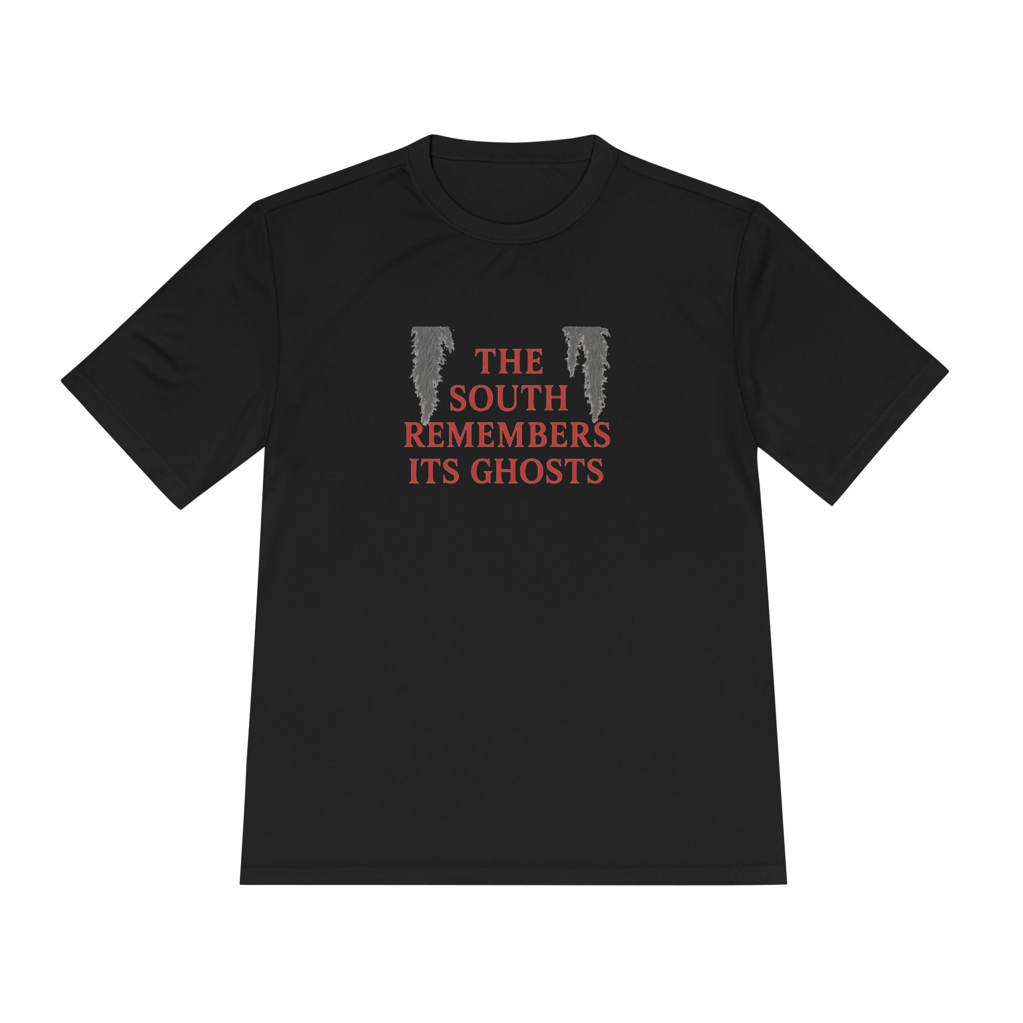 “The South Remembers Its Ghosts” Gothic Quote T-Shirt – Shadows of the South Series