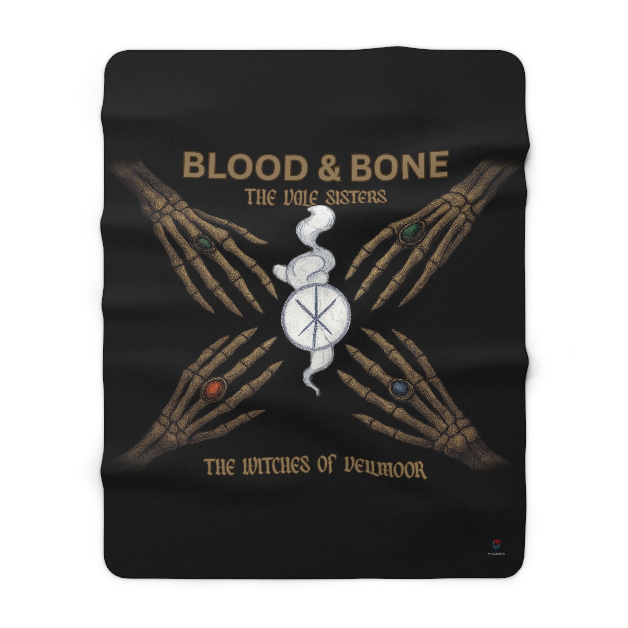 Blood & Bone Fleece Blanket – The Witches of Veilmoor Collection