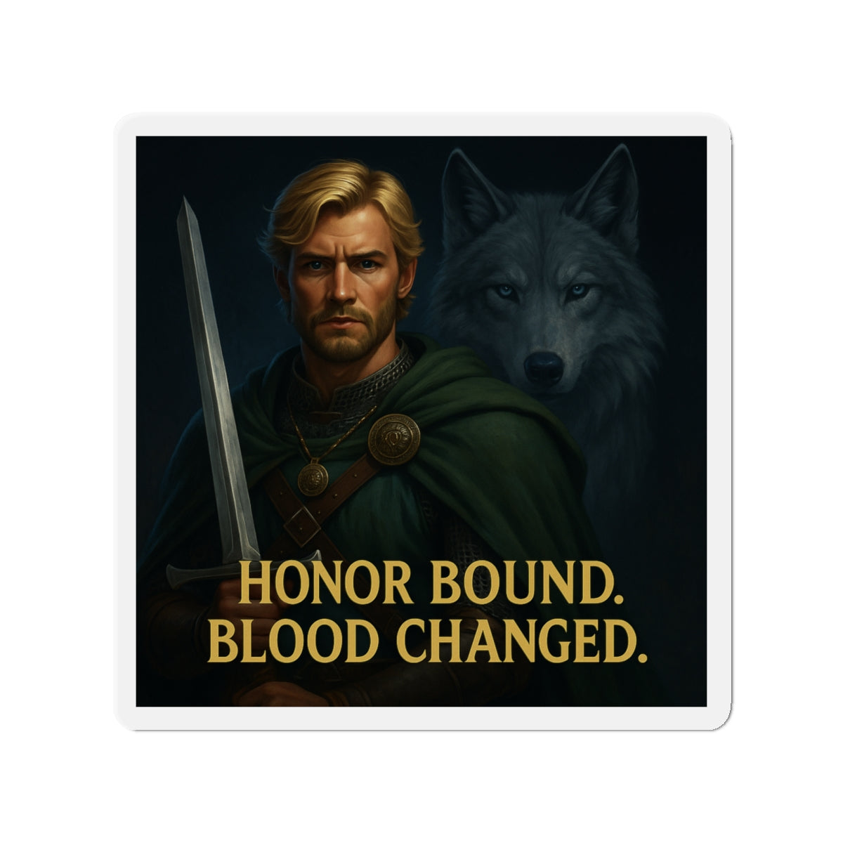 Edmund Ravenscroft – The Knight’s Wolf Magnet