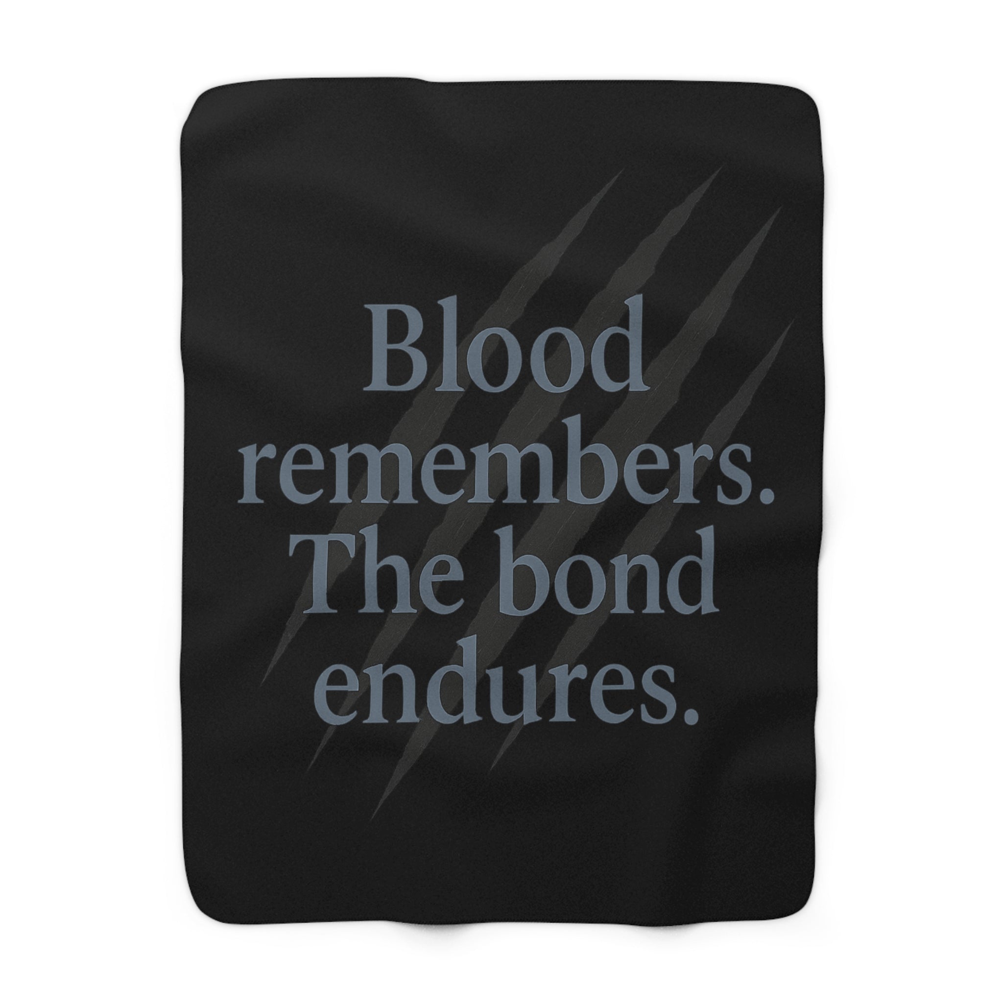 Alpha Legacy Quote Sherpa Fleece Blanket