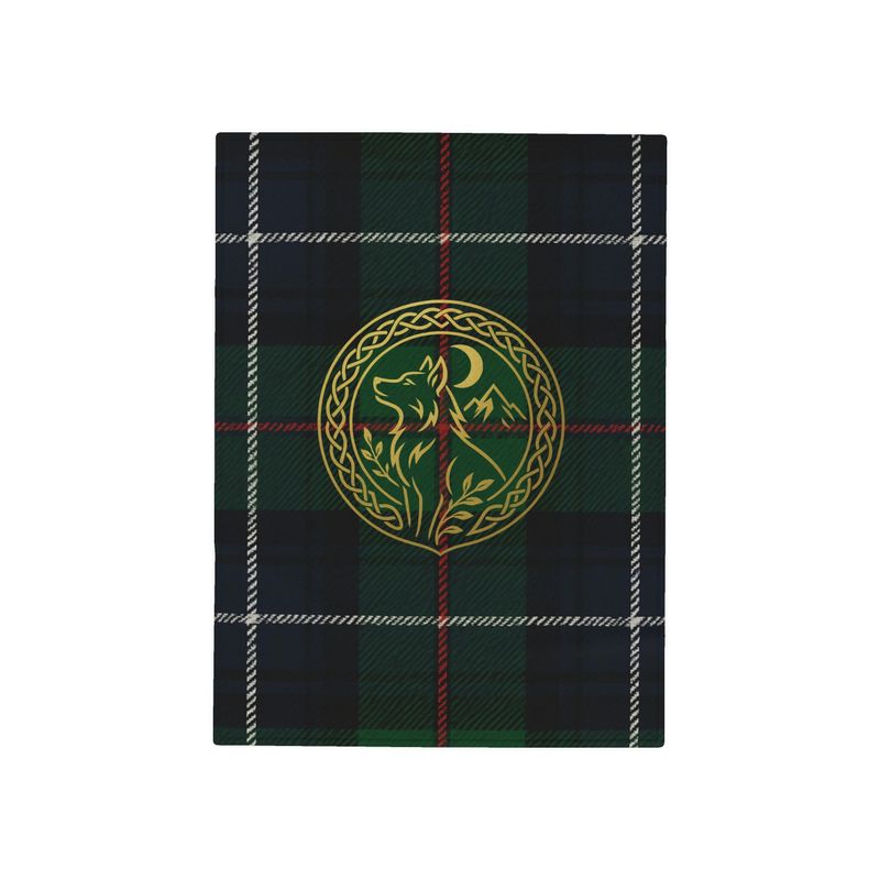 Clan MacKenzie Sherpa Throw - Whispers in the Highland Mist