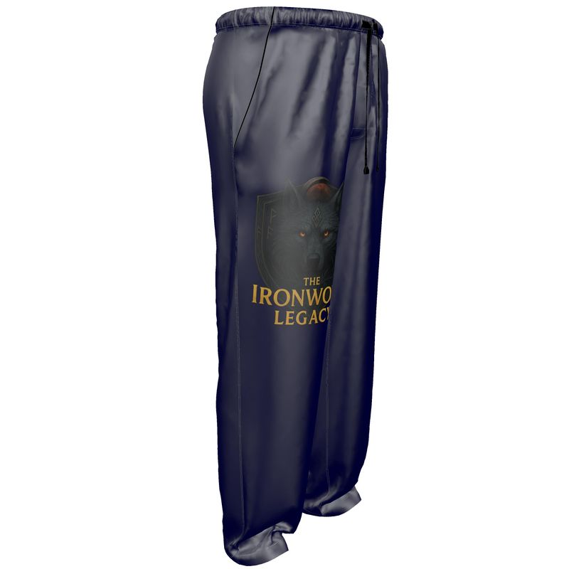 Ironwolf Legacy Pajama Pants – 100% Pure Silk Satin