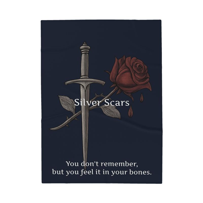 Silver Scars Fleece Throw - Cursed to Love You