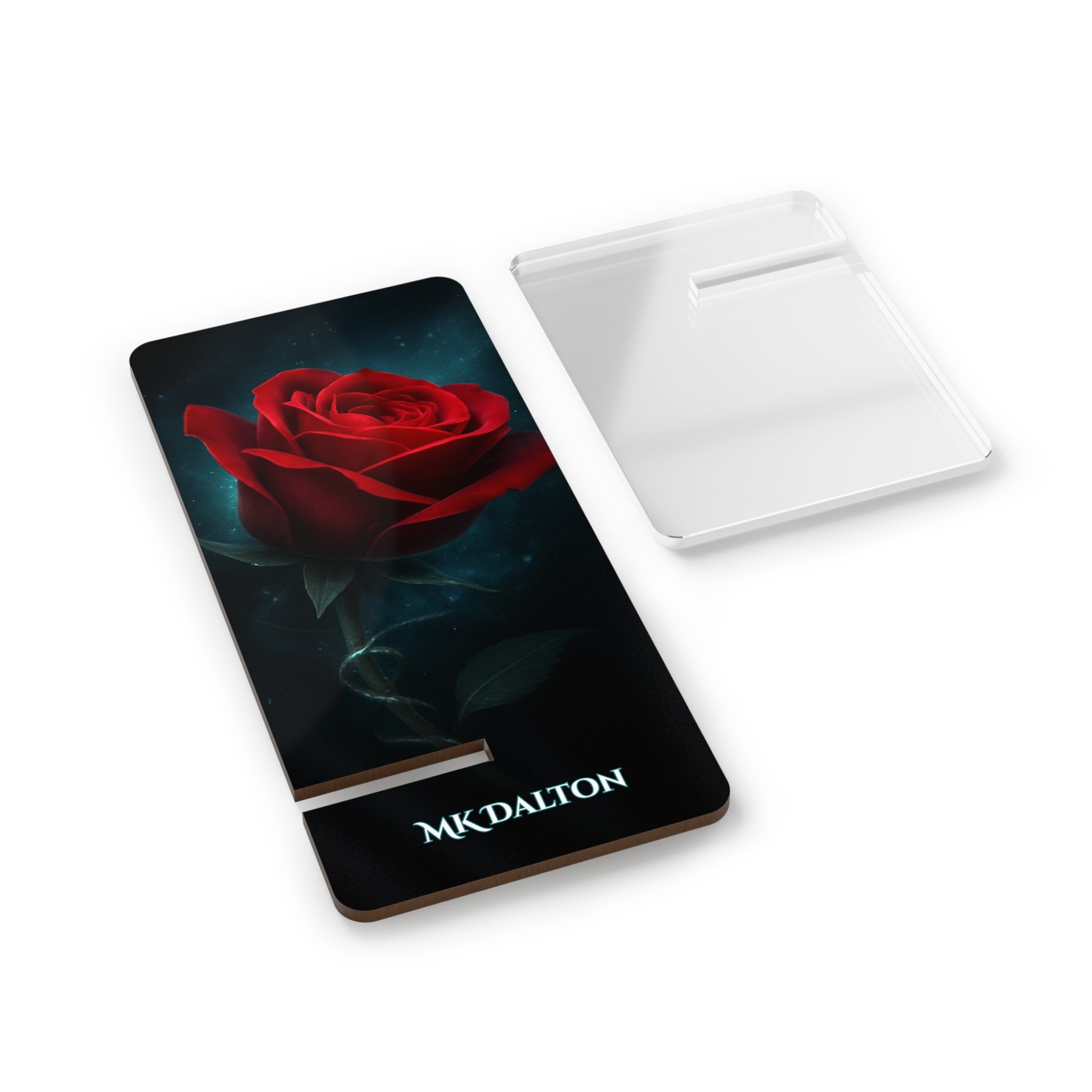 MK Dalton Red Rose Phone Stand – Elegant Smartphone Holder for Desk & Home Decor
