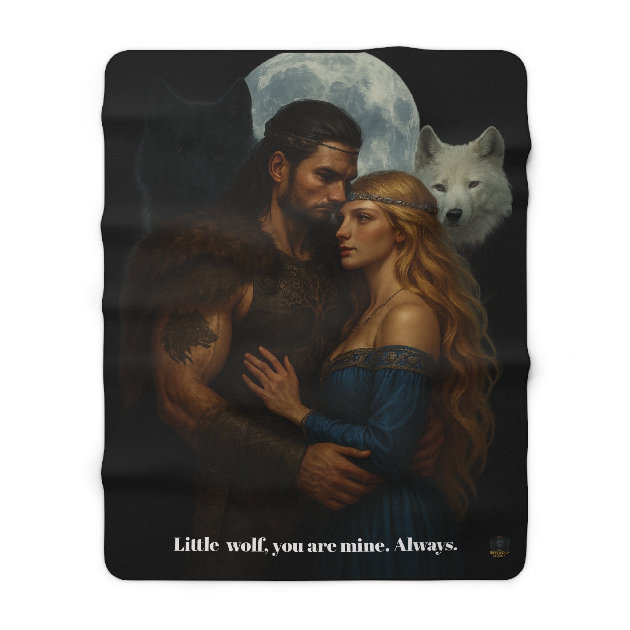 Bjorn & Astrid Embrace – Romantic Sherpa Fleece Blankets, Anniversaries, and Home Decor
