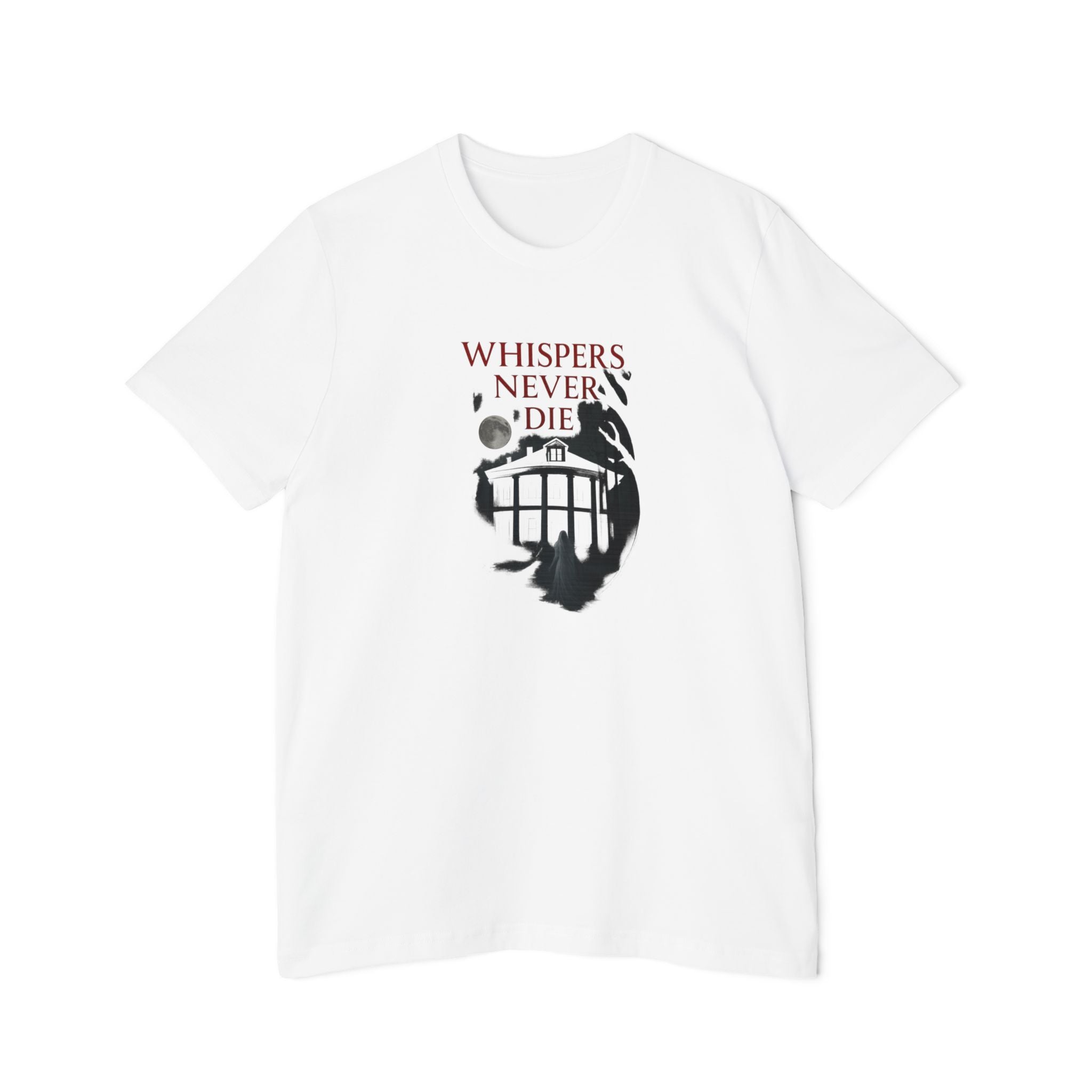 “Whispers Never Die” Haunted Plantation Gothic T-Shirt – Shadows of the South Series