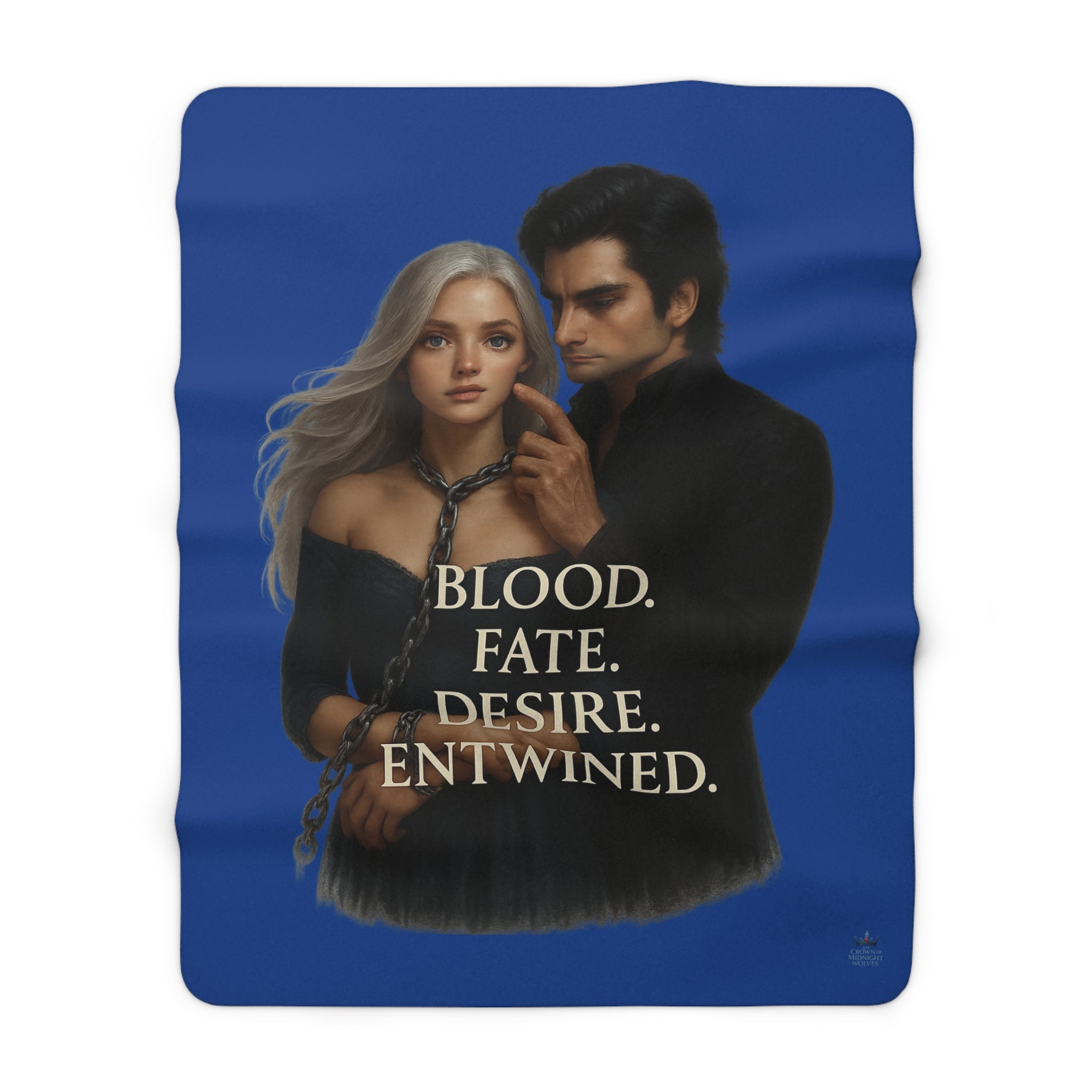 Blood. Fate. Desire. Entwined. — Sherpa Fleece Blanket