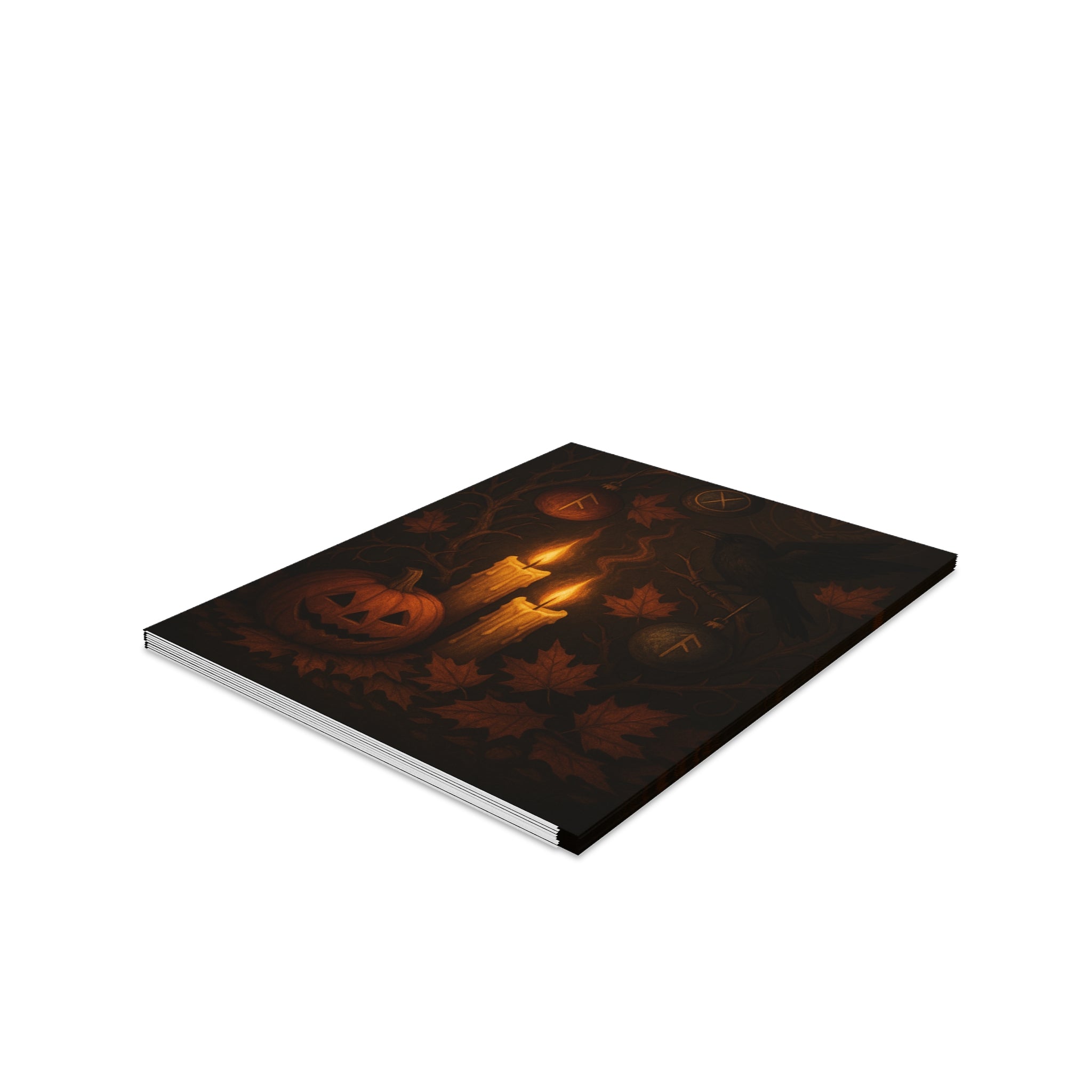 Blessings of Flame and Shadow Greeting Card