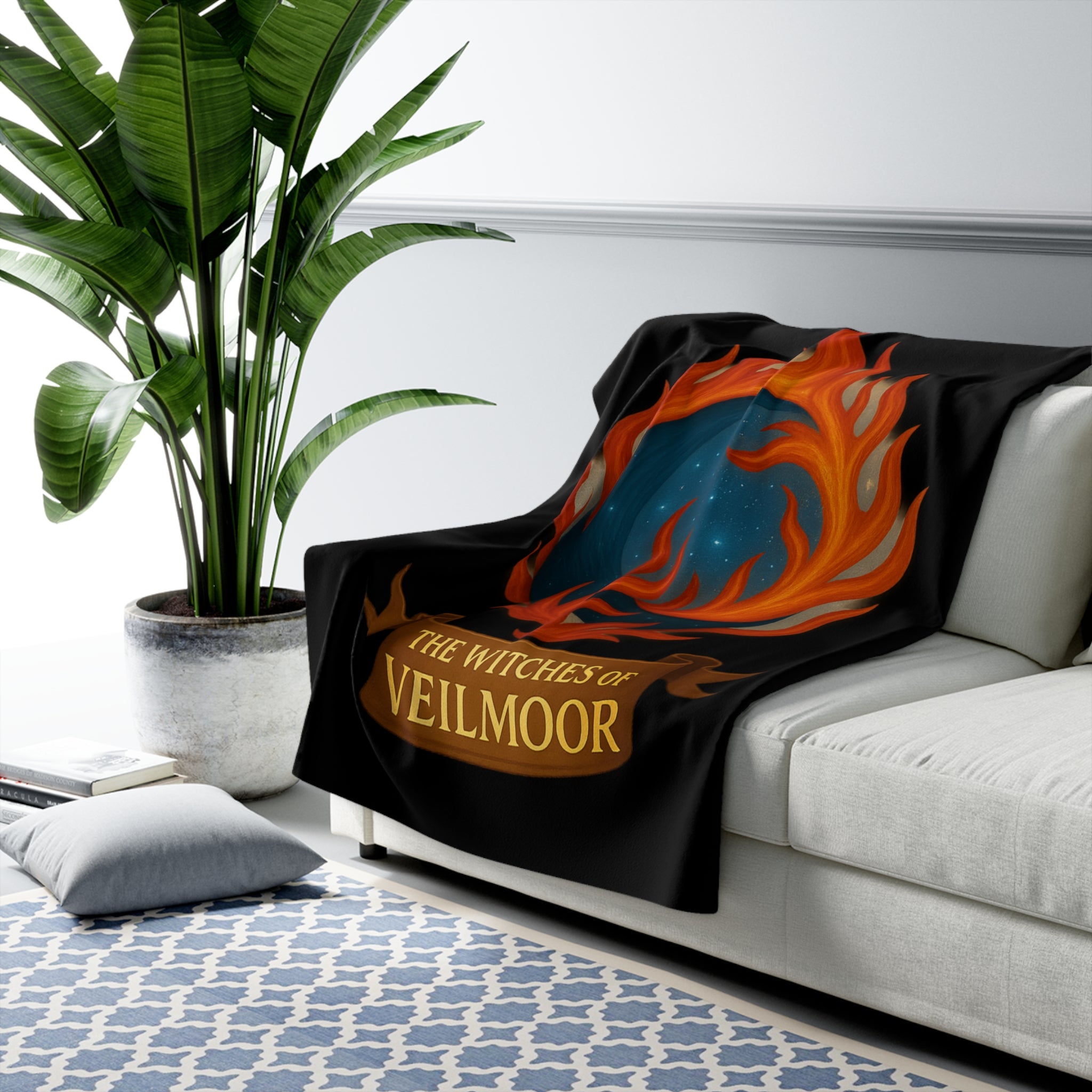 The Witches of Veilmoor Designer Sherpa Fleece Blanket -