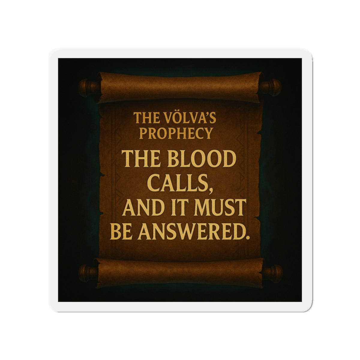 The Völva’s Prophecy Magnet – The Ironwolf Legacy