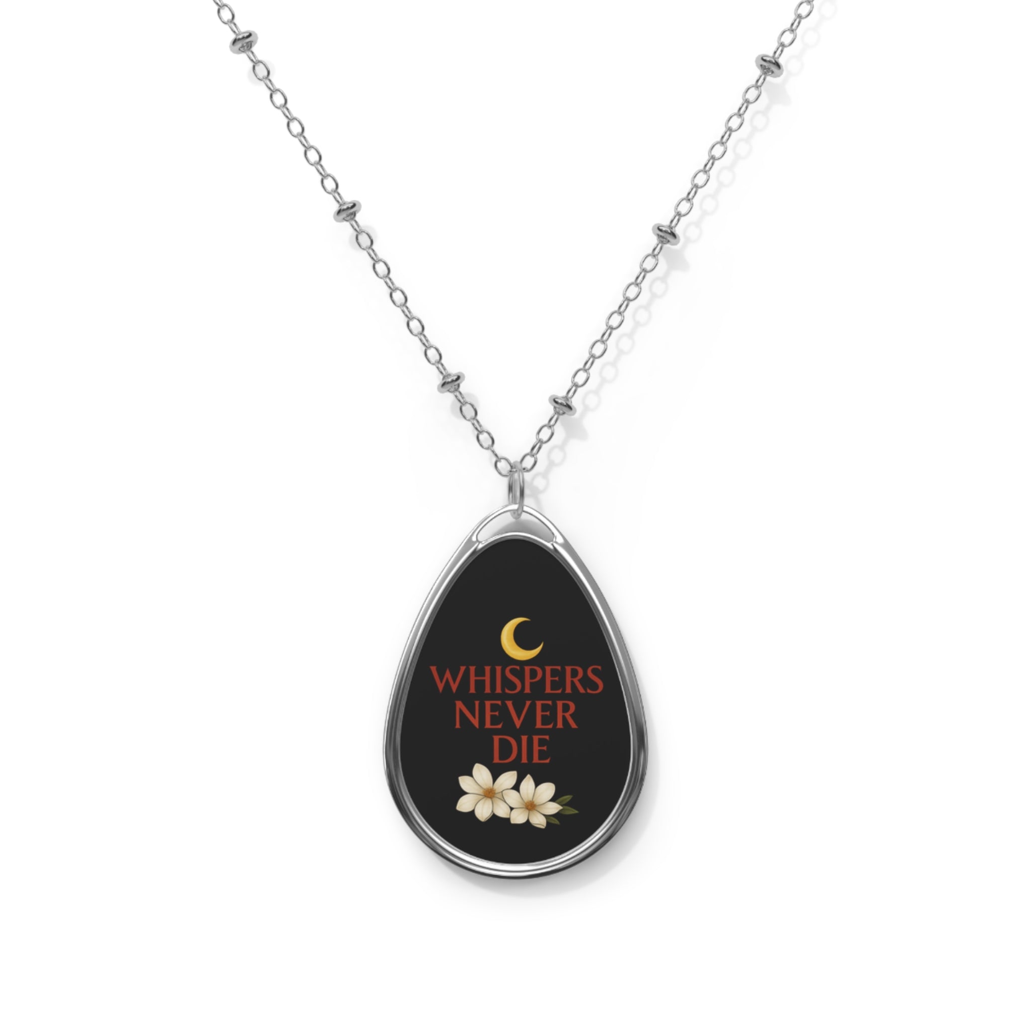 Whispers Never Die Icon Necklace – In the Whispers Jewelry Line (Shadows of the South Collection)