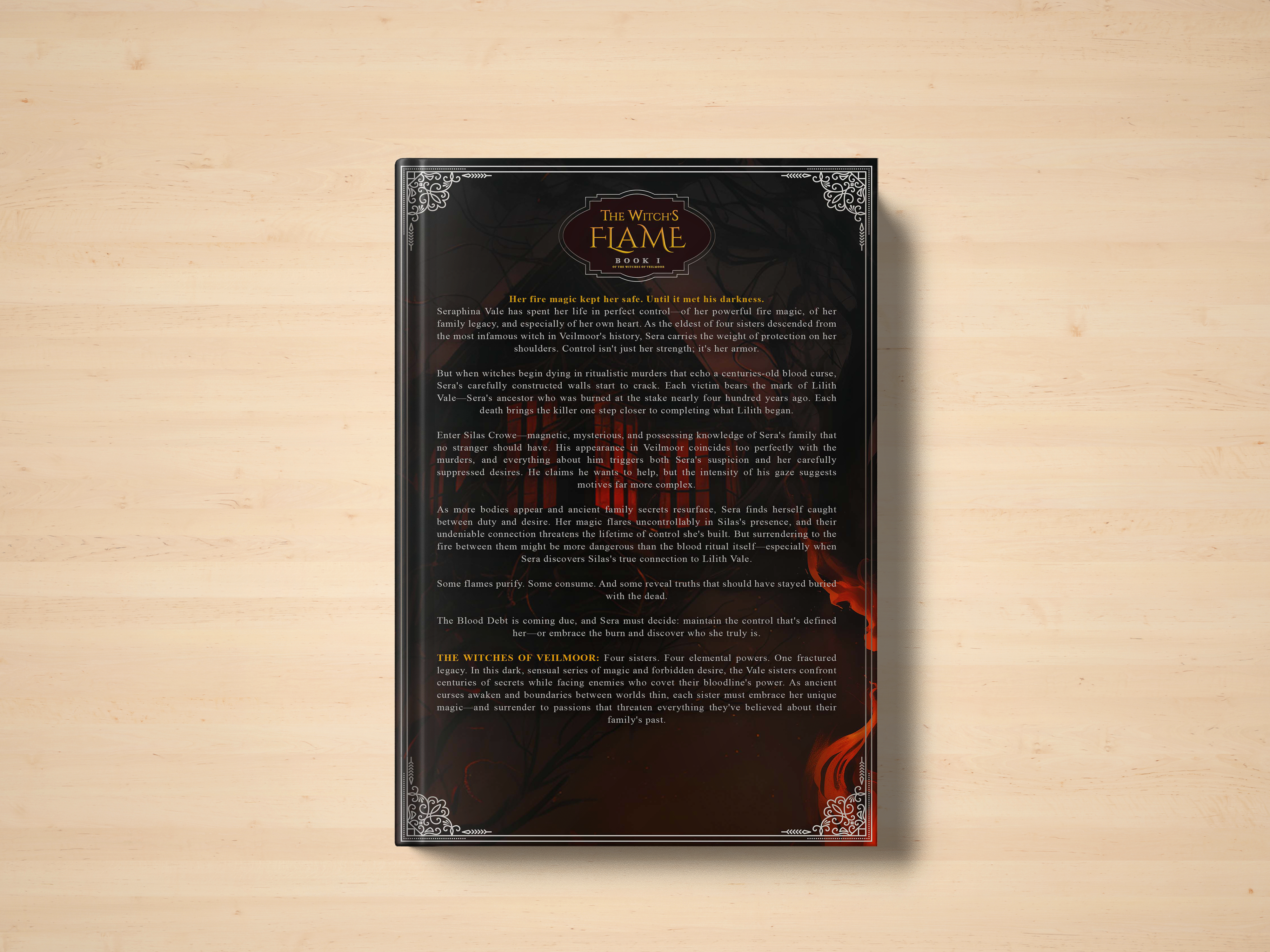 The Witch's Flame - The Witches of Veilmoor, Book 1 - Hardcover