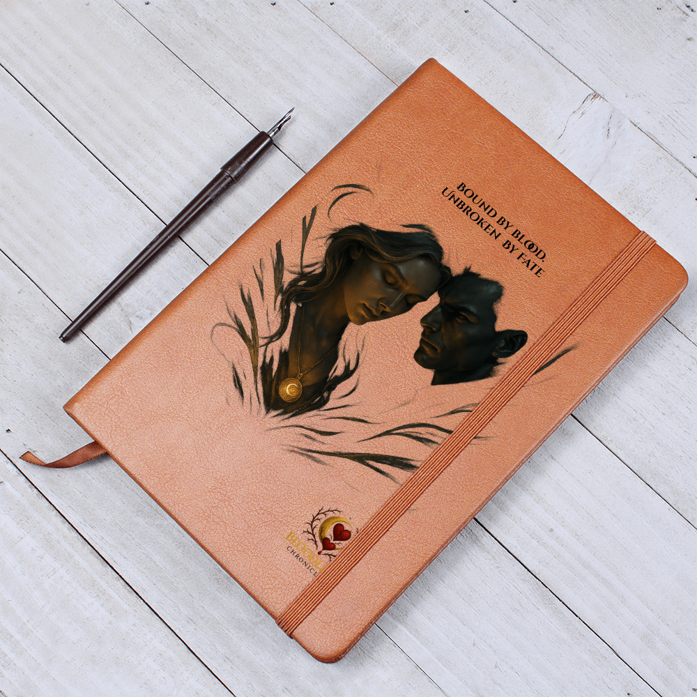 The Bloodline Chronicles Leather Journal - "Unbroken By Fate." Edition