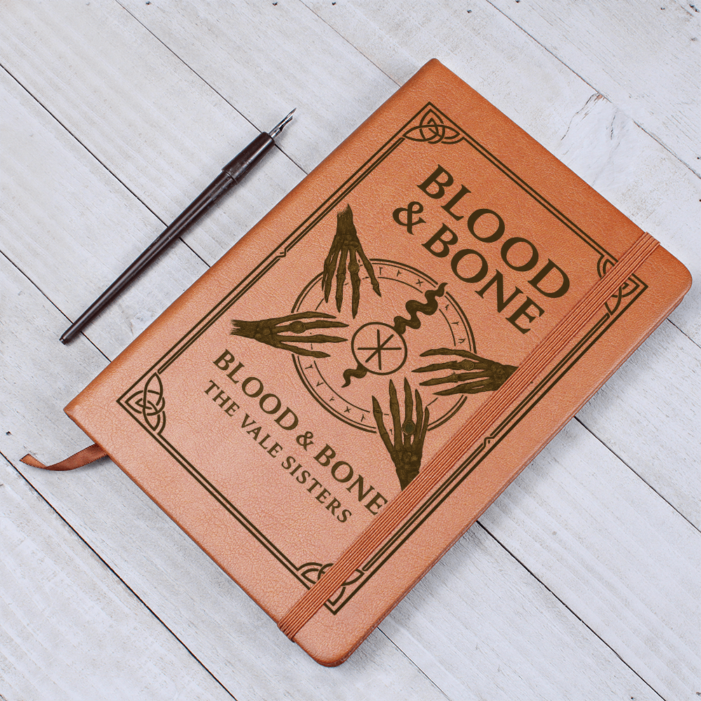 Blood & Bone Leather Journal – The Witches of Veilmoor Collection